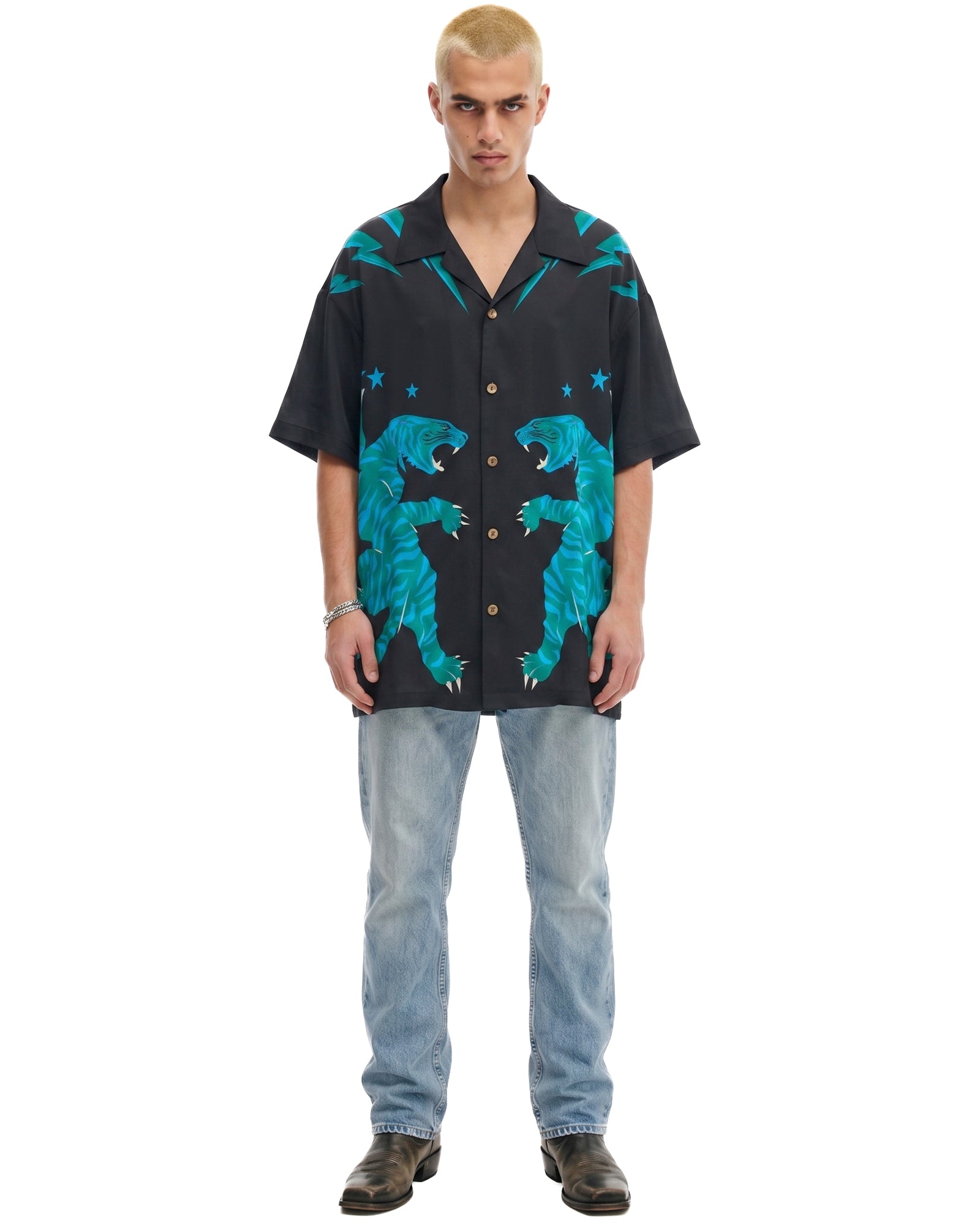 Osaka Tiger Silk Shirt