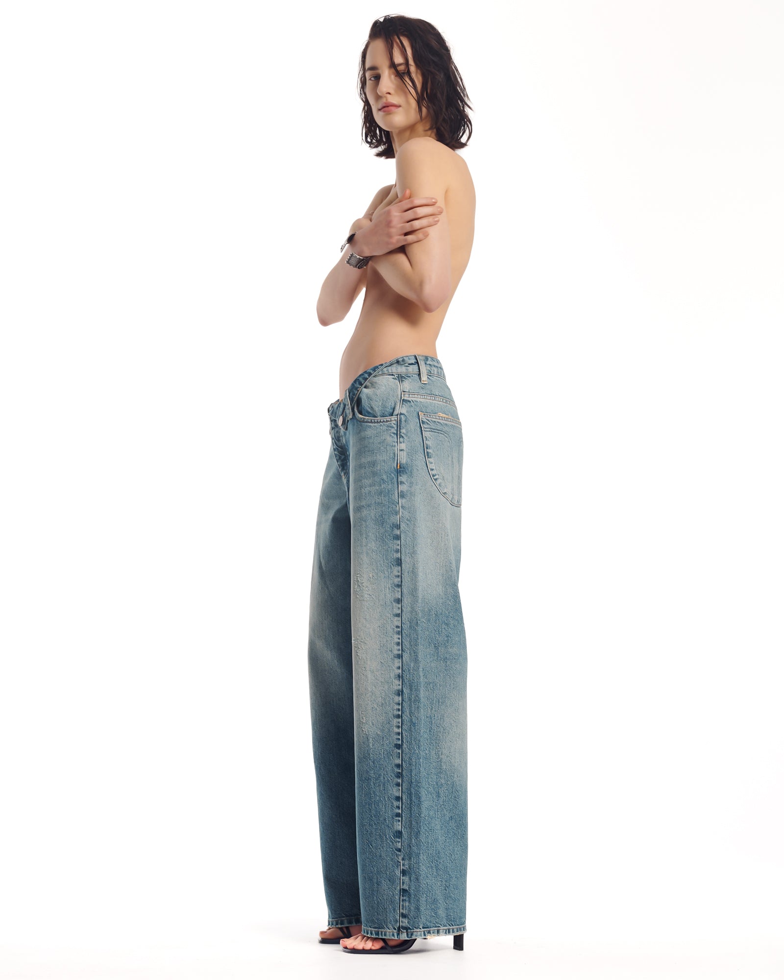 The Tales Rolled Waist Denim jean