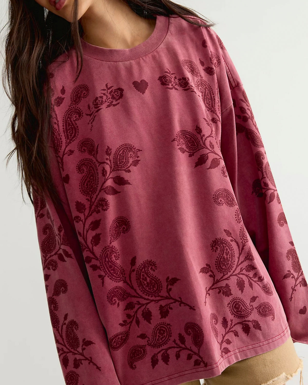 Paisley Long Sleeve Tee THE TALES