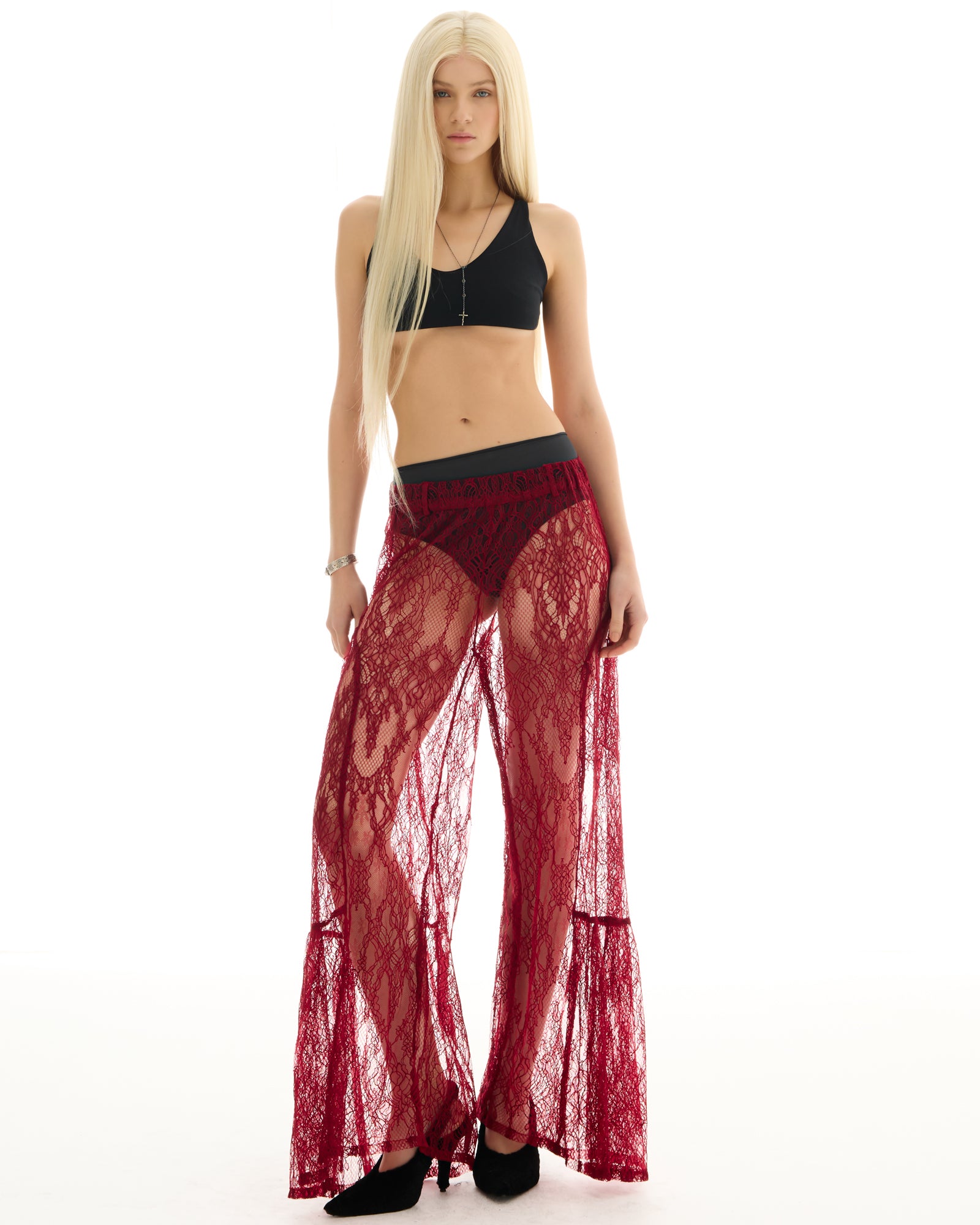 Chantilly Lace Peasant Pants