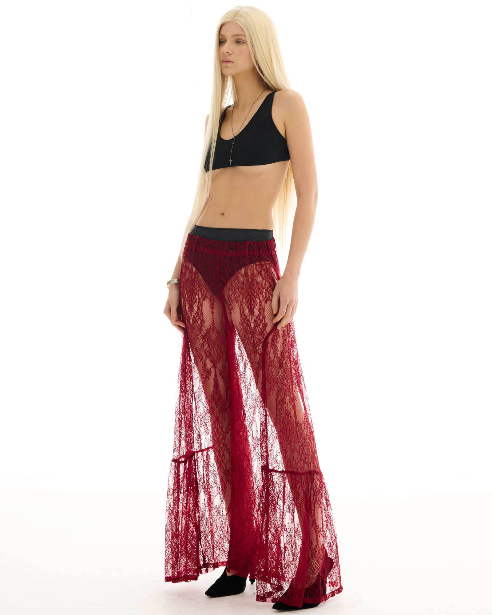 Chantilly Lace Peasant Pants