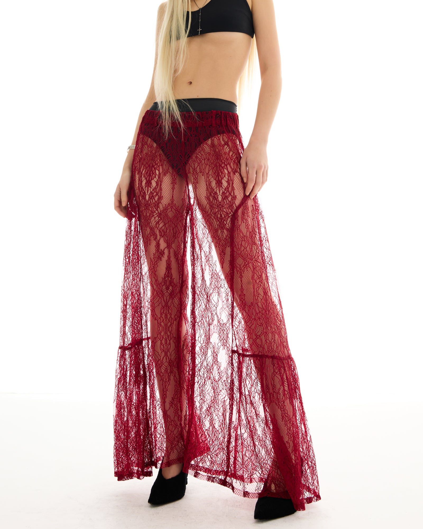 Chantilly Lace Peasant Pants