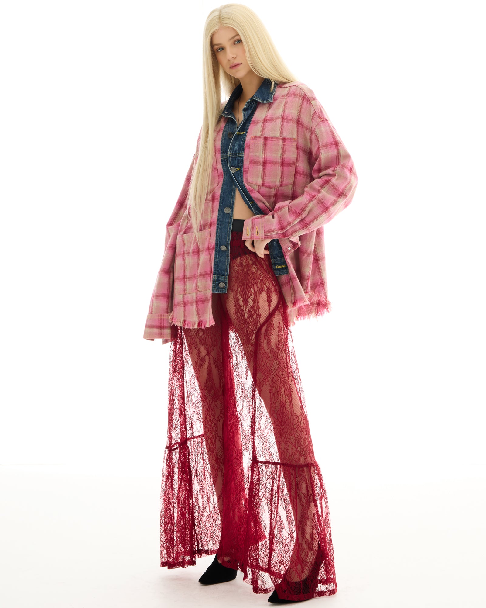 Chantilly Lace Peasant Pants