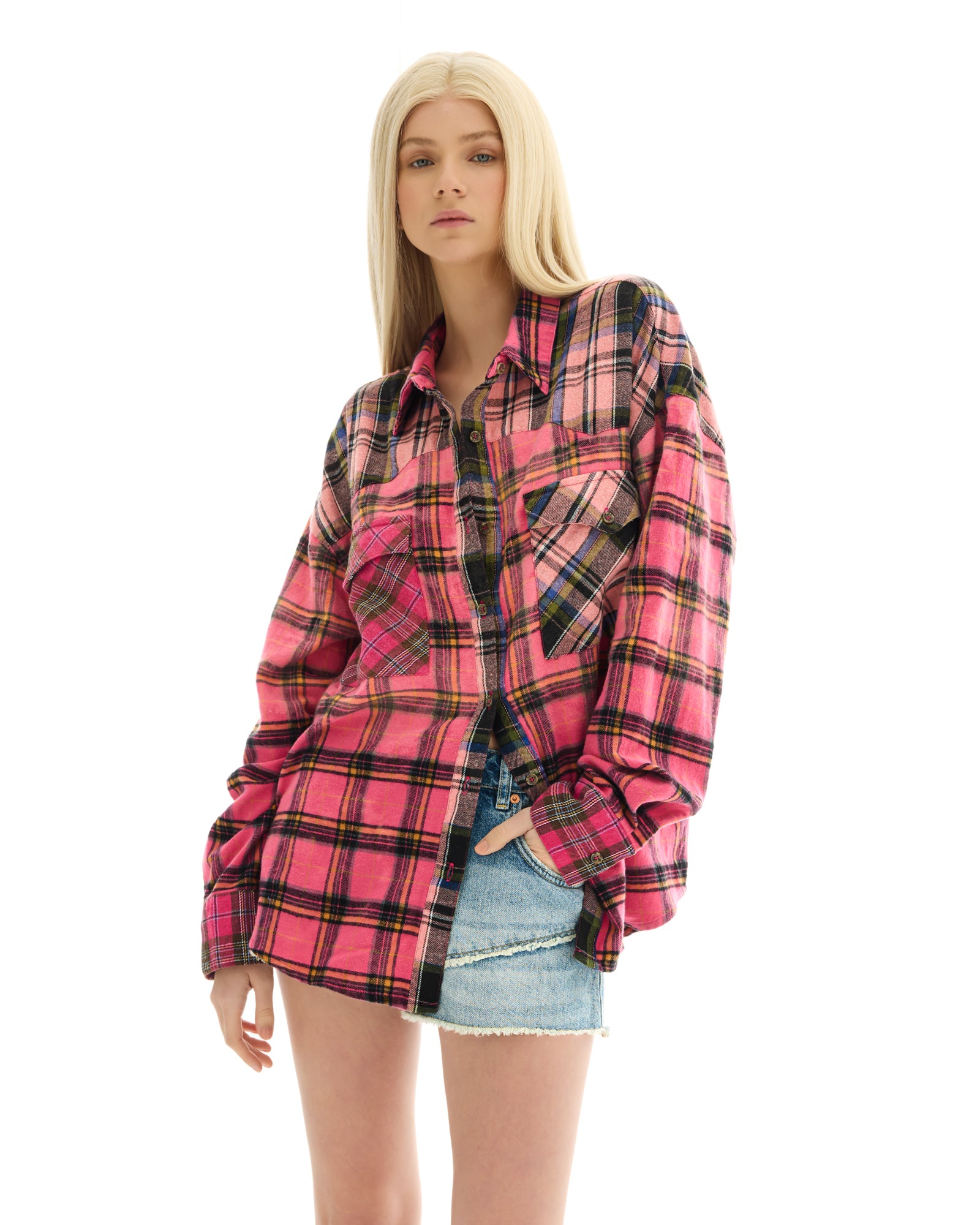 The Tales Vintage Wash Flanellhemd