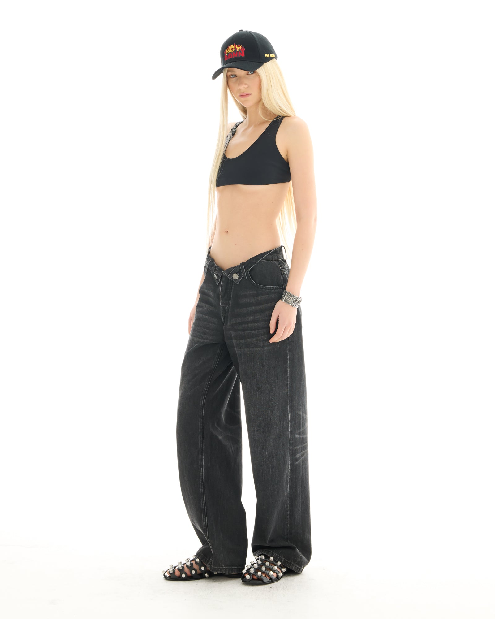 The Tales Rolled Waist Denim jean