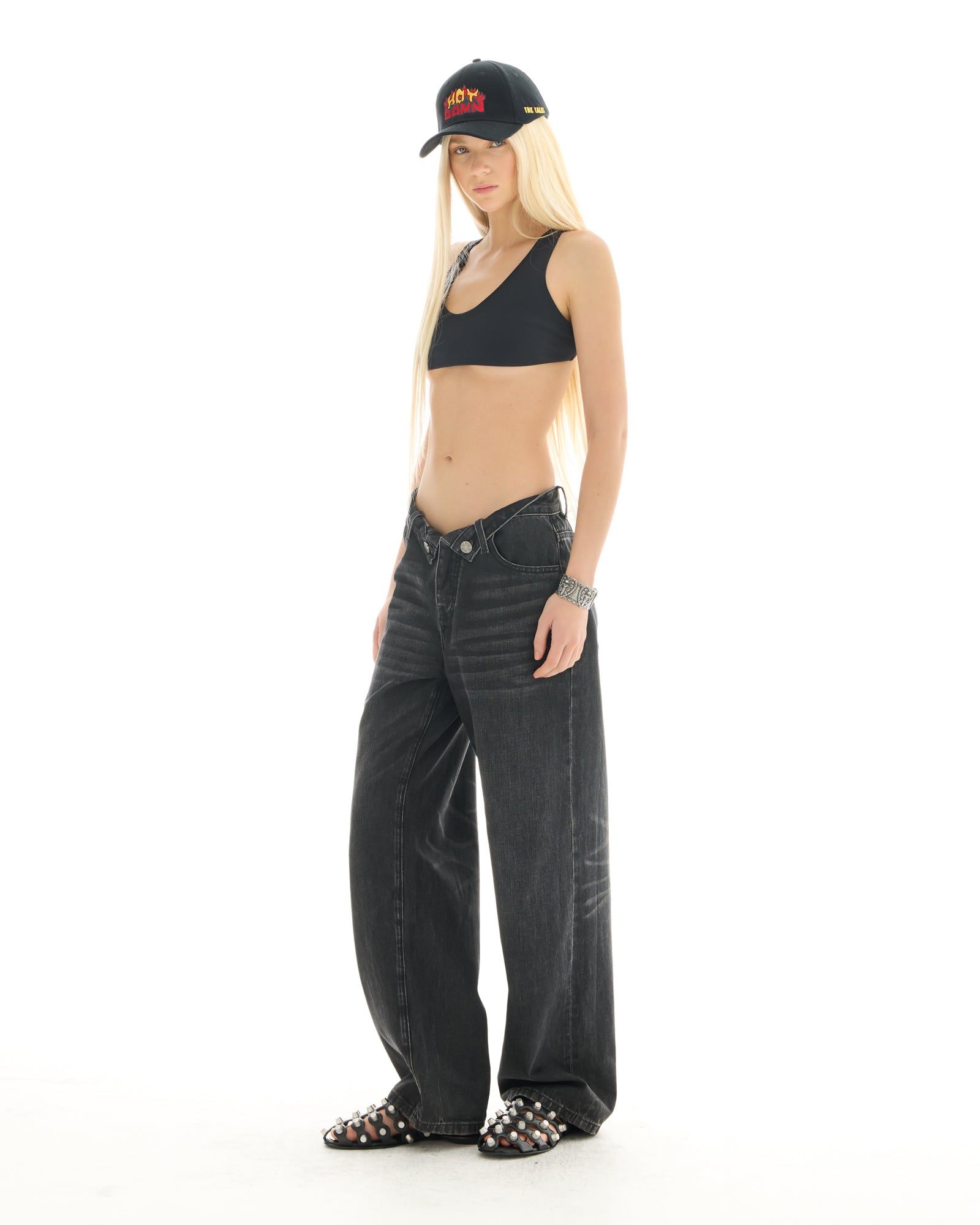 The Tales Rolled Waist Denim jean