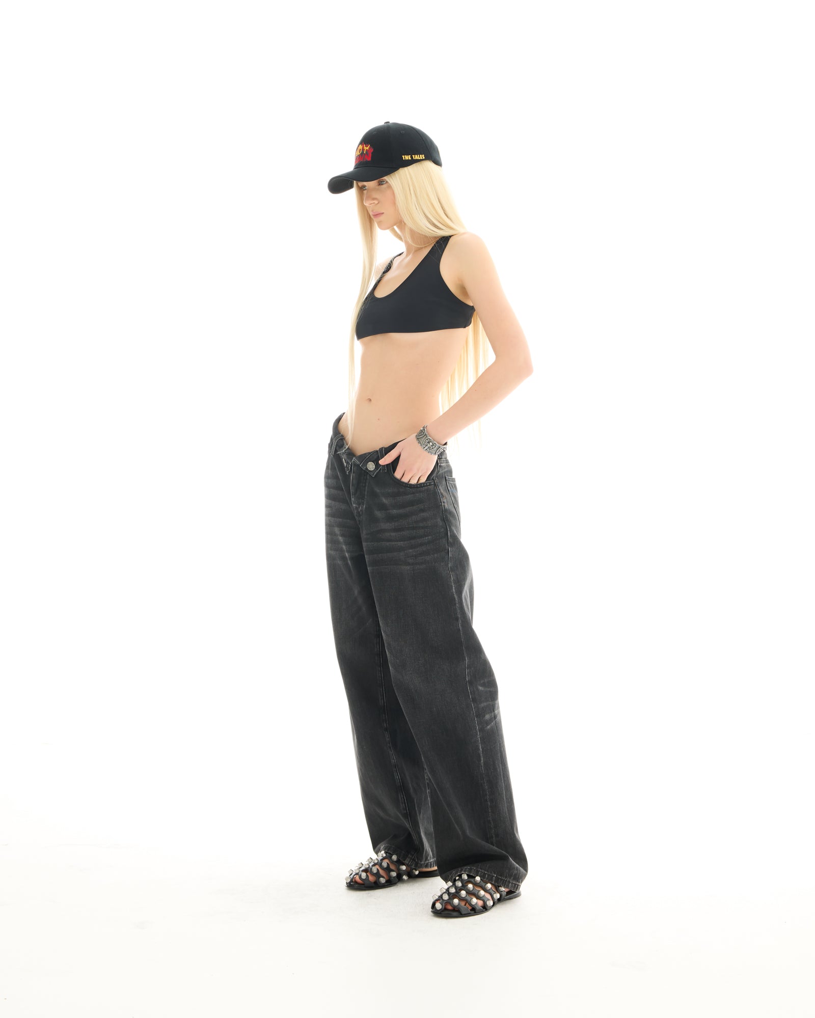 The Tales Rolled Waist Denim jean