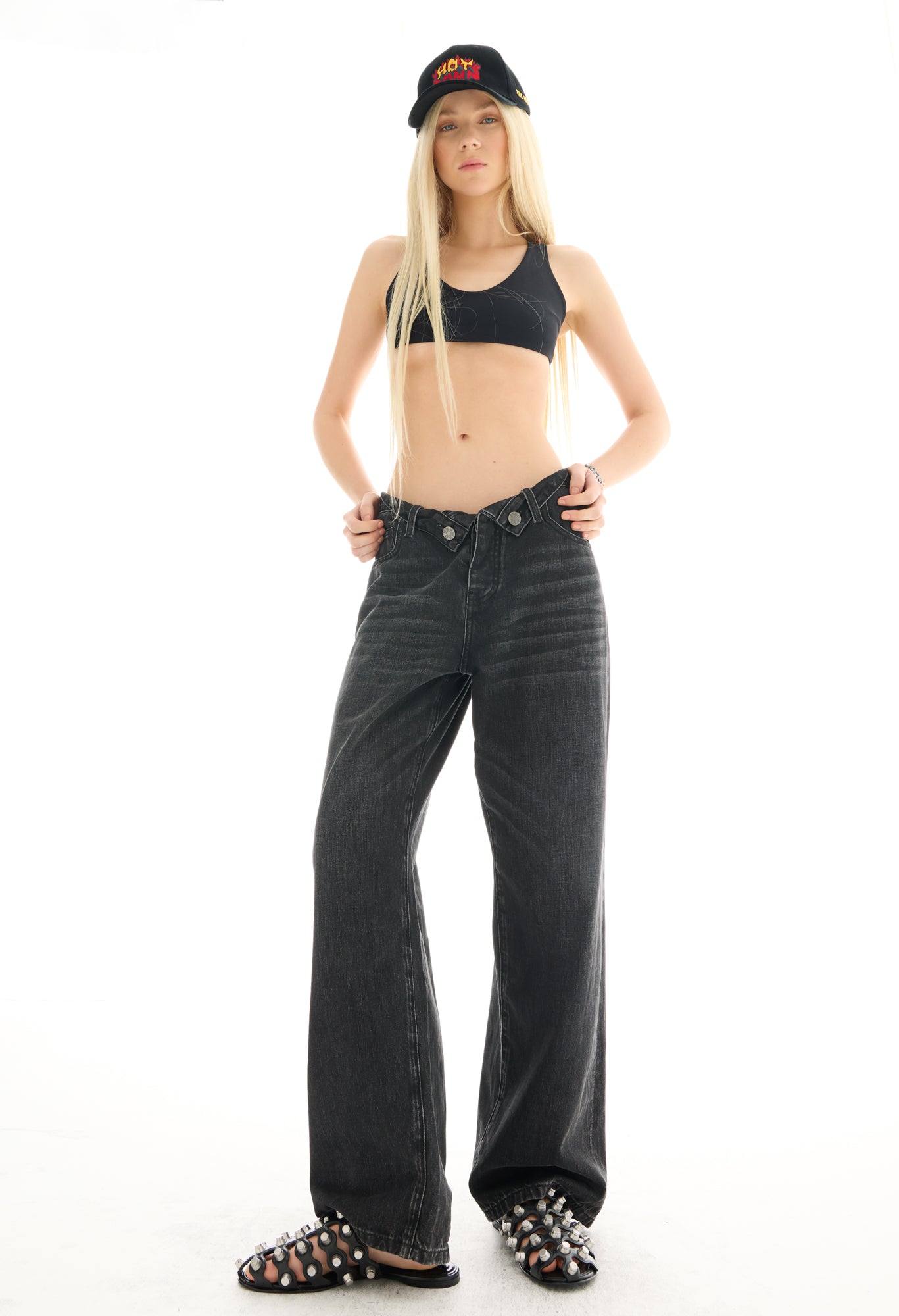 The Tales Rolled Waist Denim jean