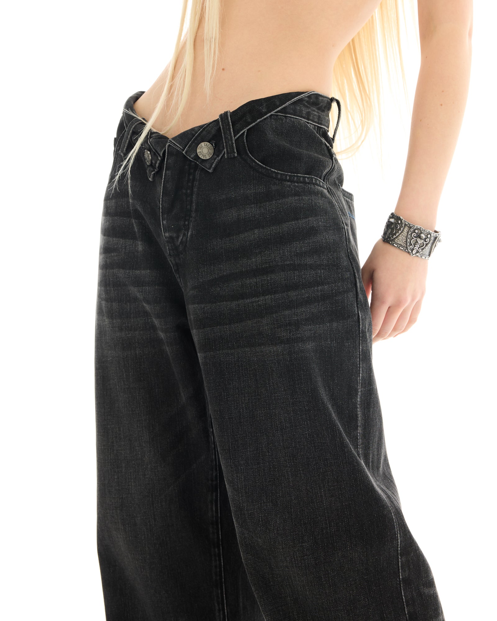 The Tales Rolled Waist Denim jean