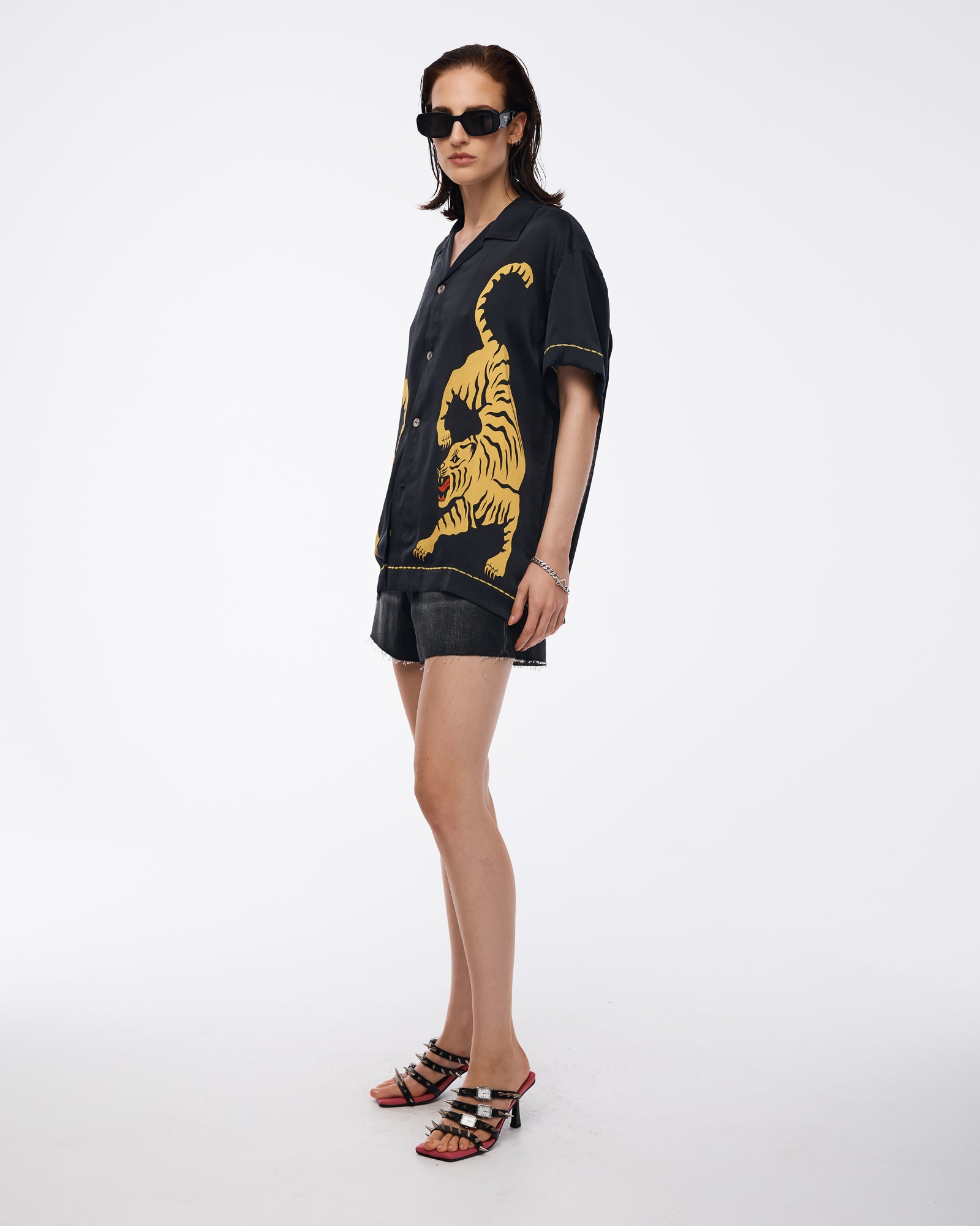Crouching Tiger Silk Shirt