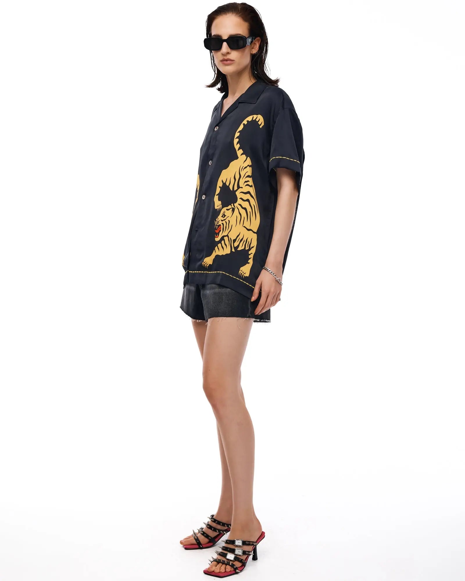 Crouching Tiger Silk Shirt