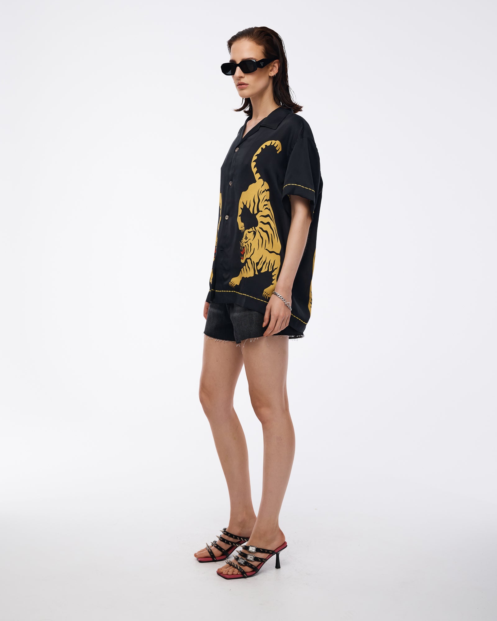Crouching Tiger Silk Shirt