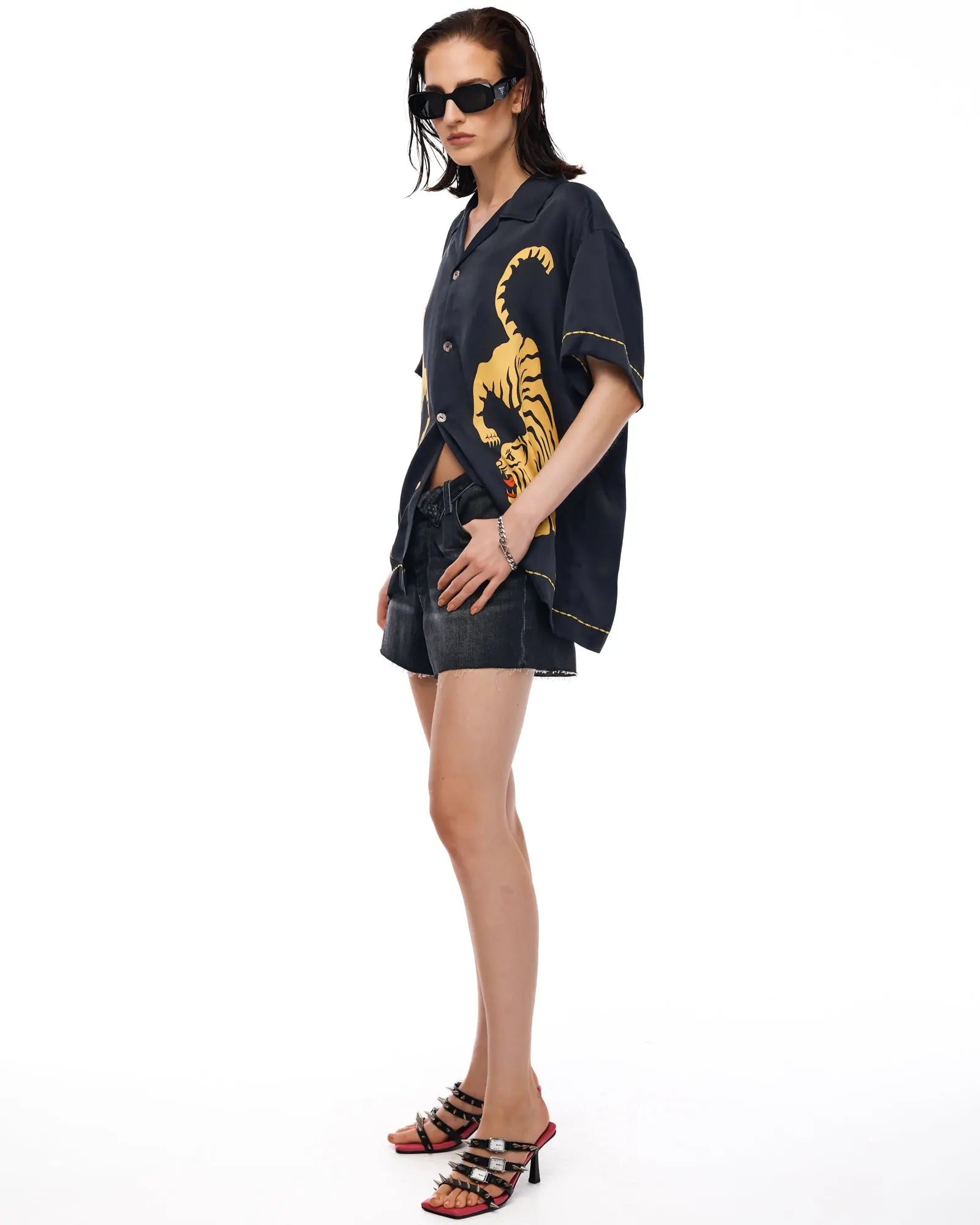 Crouching Tiger Silk Shirt