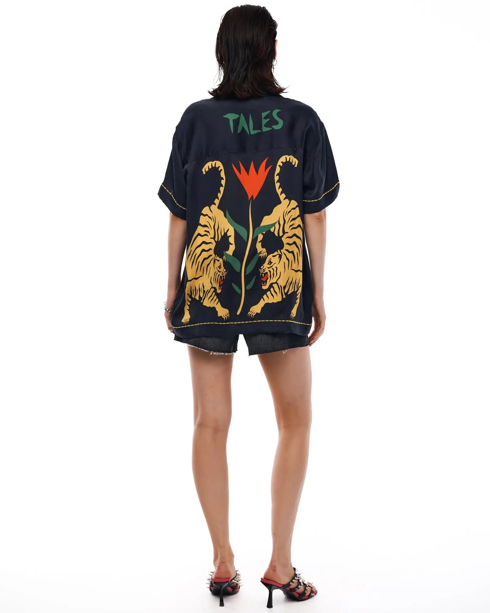 Crouching Tiger Silk Shirt