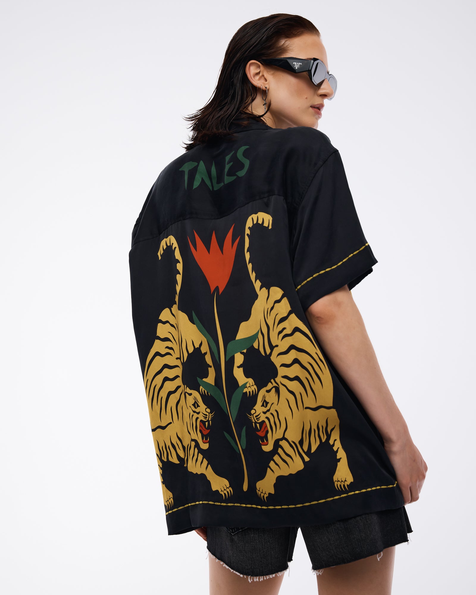 Crouching Tiger Silk Shirt