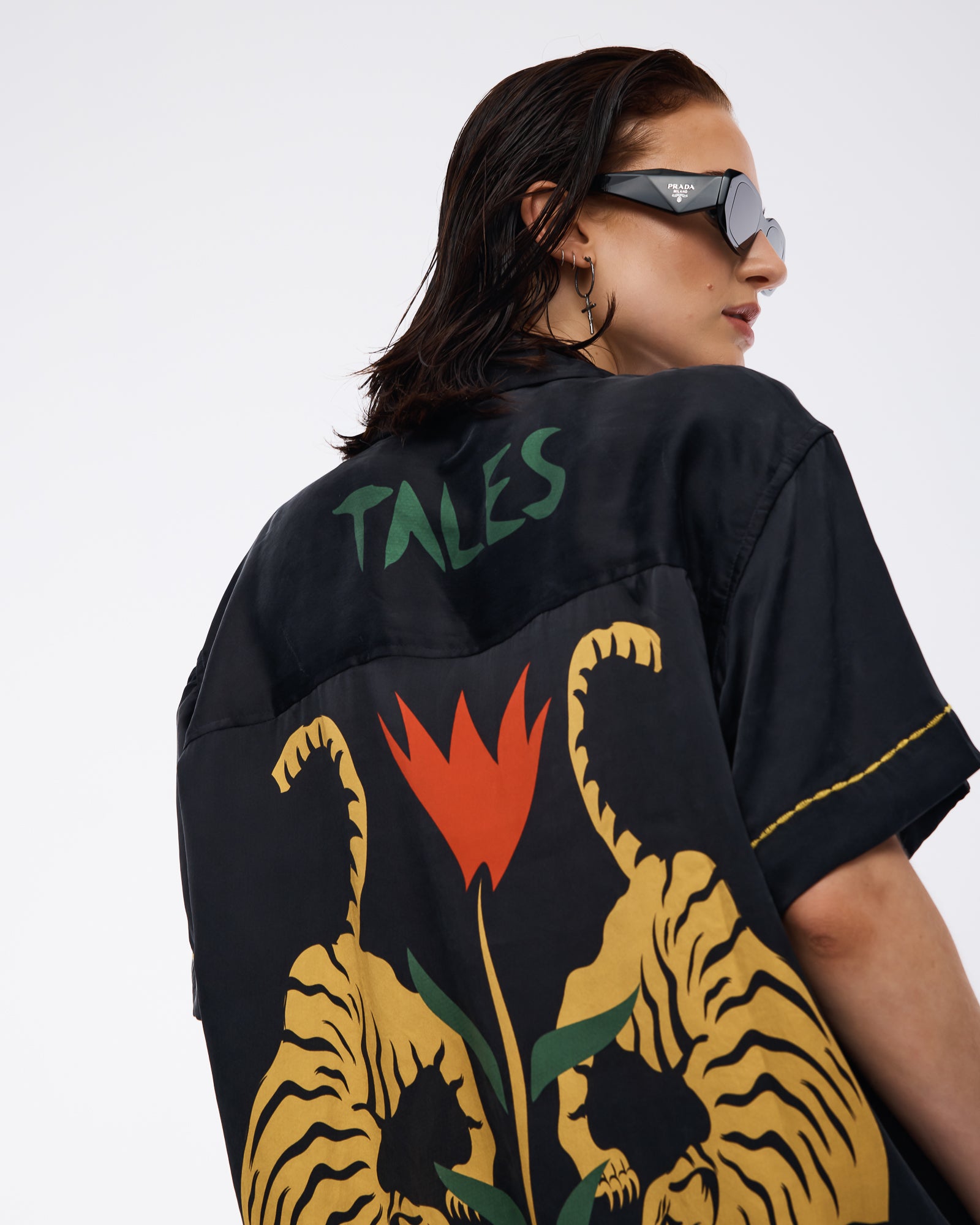 Crouching Tiger Silk Shirt