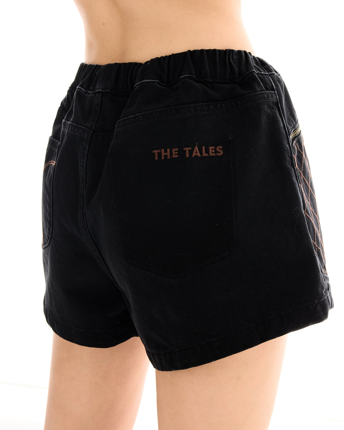 Hailey Pull On Denim Sports Shorts