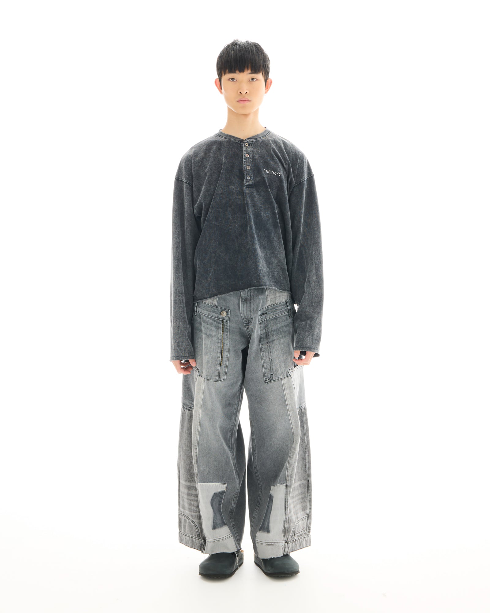 The Tales Reworked Patch Jeans