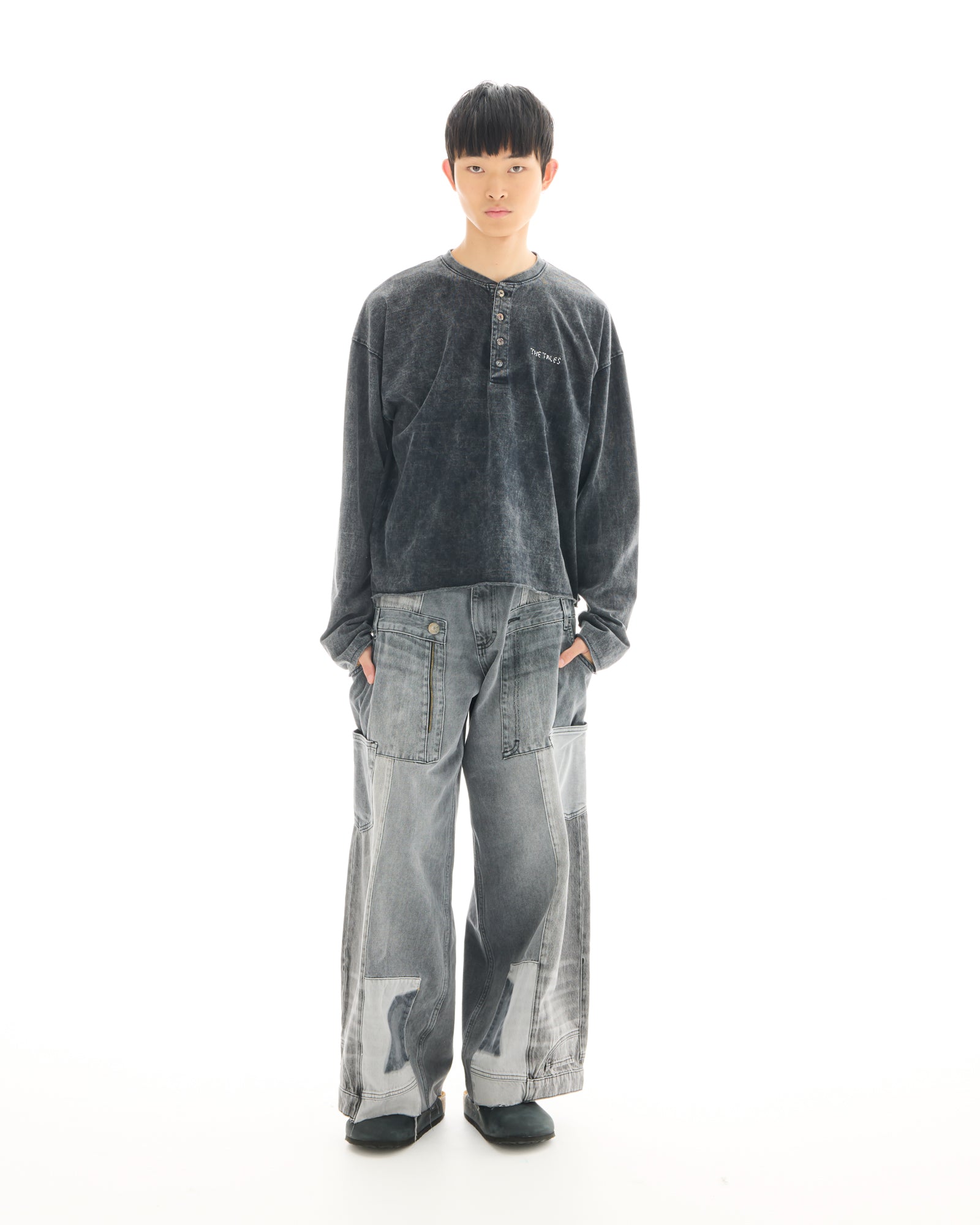 The Tales Reworked Patch Jeans