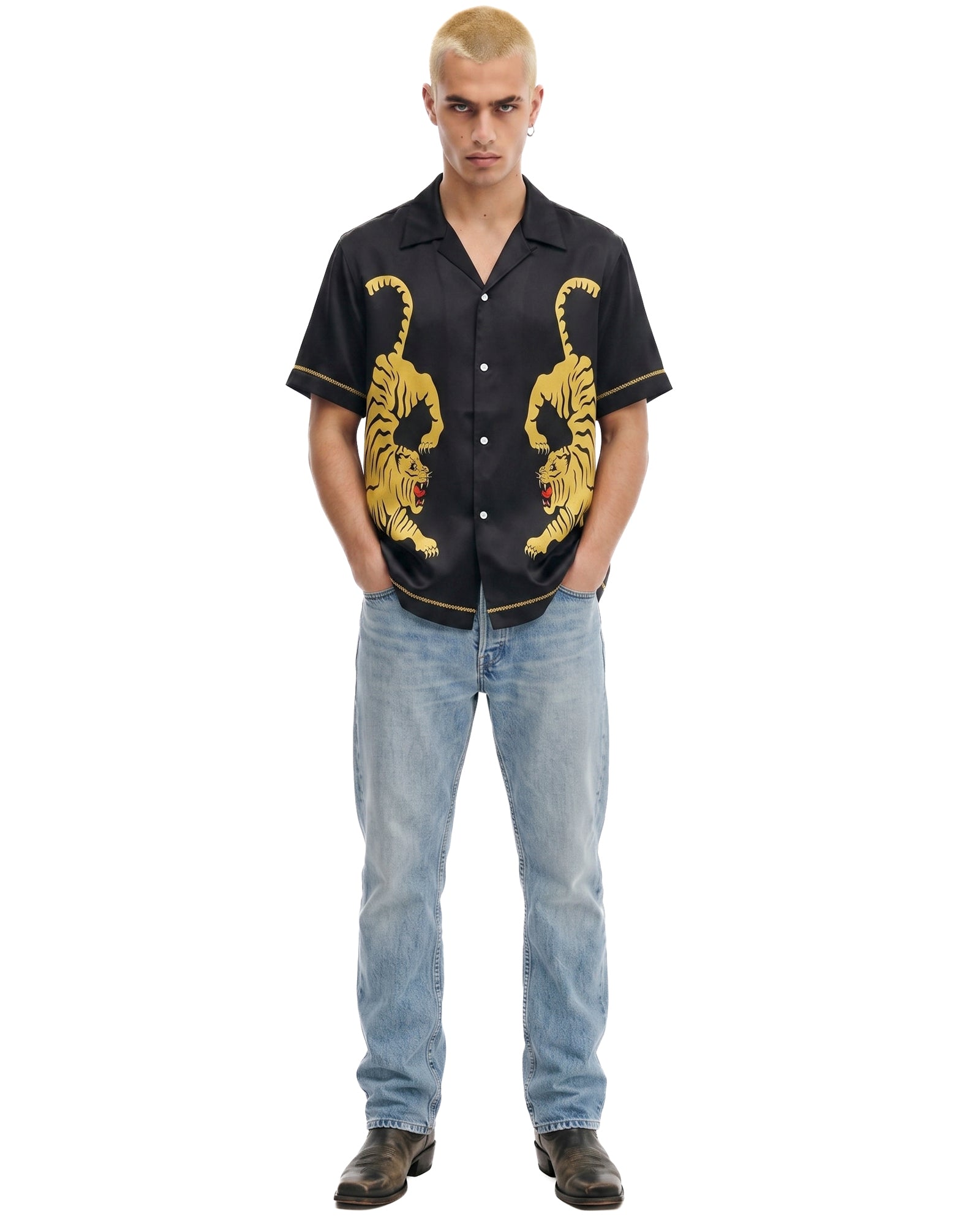 Crouching Tiger Silk Shirt