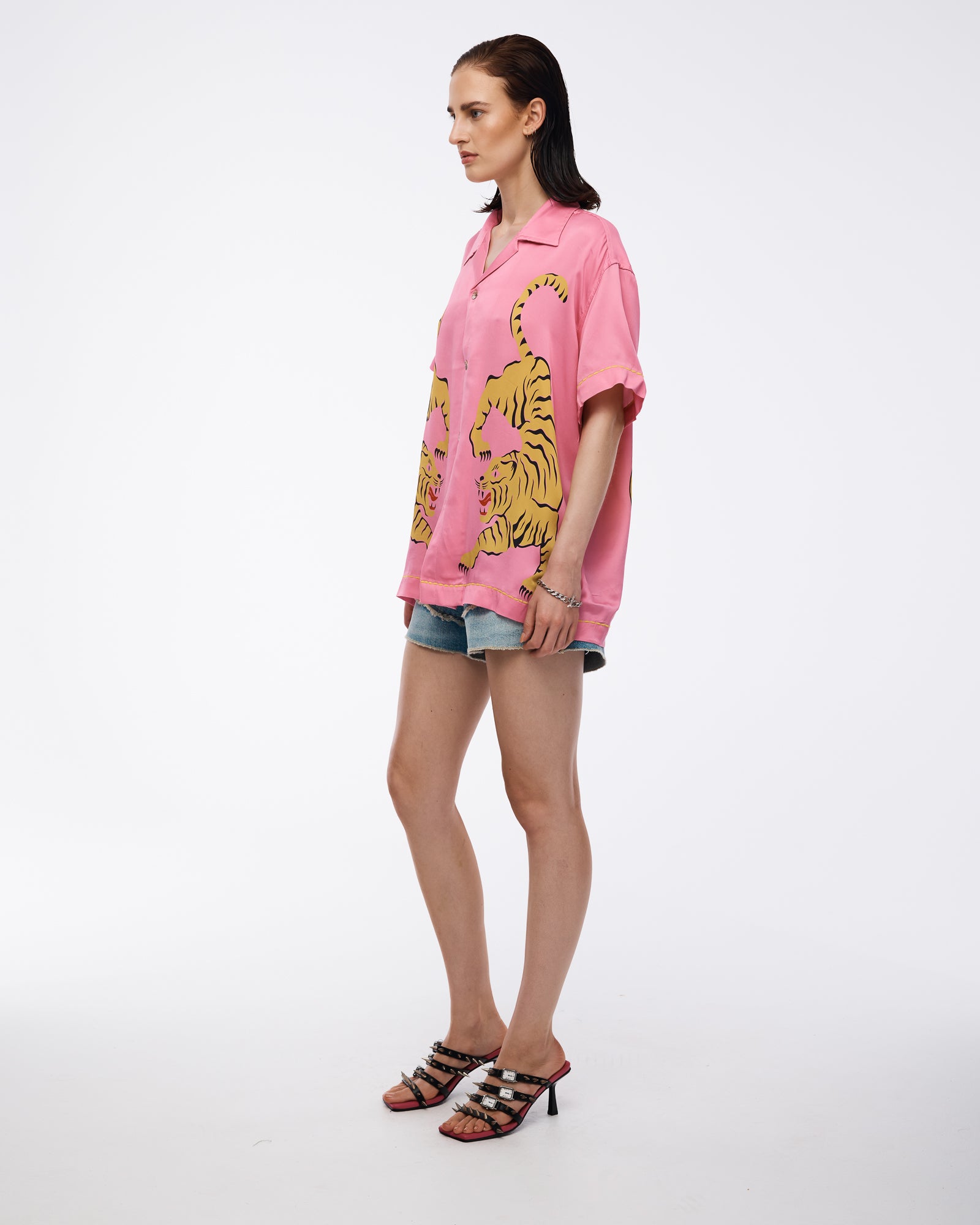 Crouching Tiger Washed Silk Shirt
