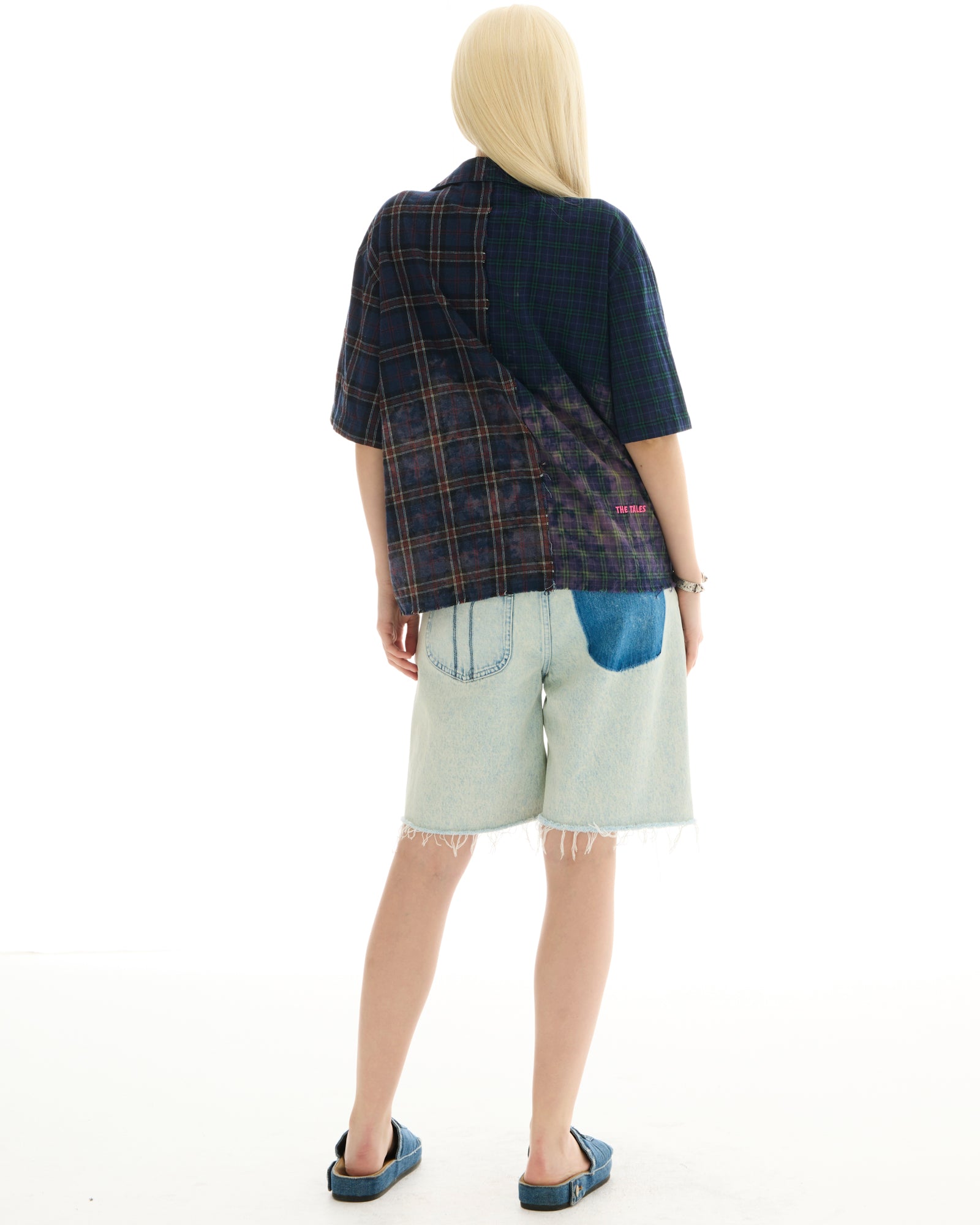 Half n Half Flannel Camp Shirt THE TALES
