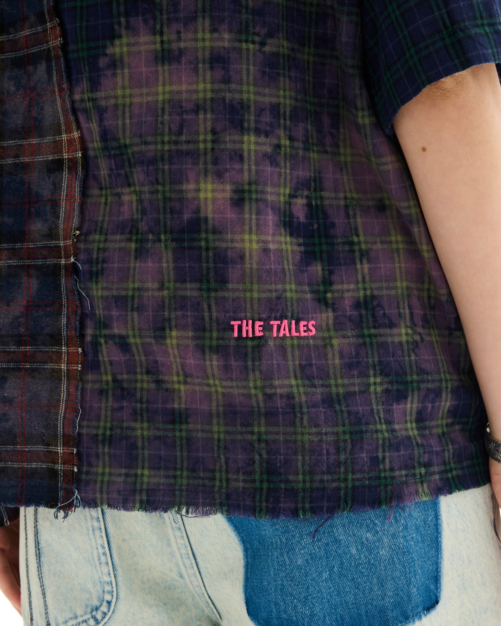 Half n Half Flannel Camp Shirt THE TALES