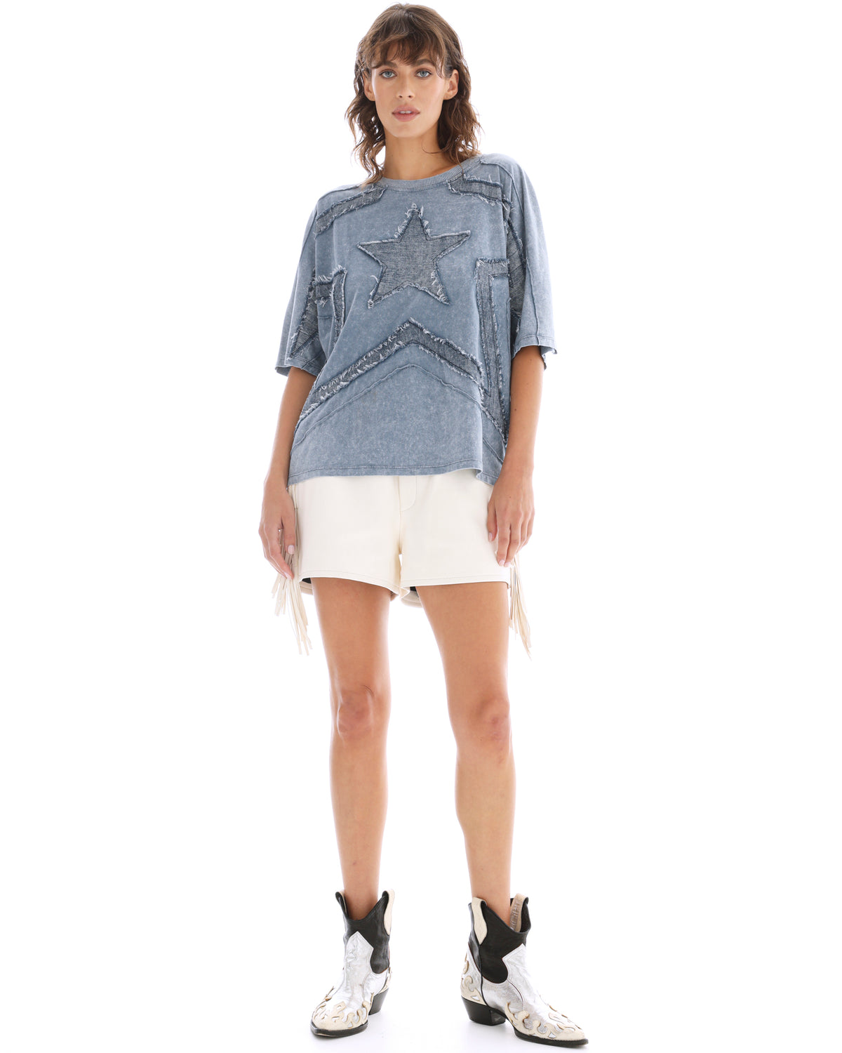 Blue Star 3D Batwing Tee THE TALES