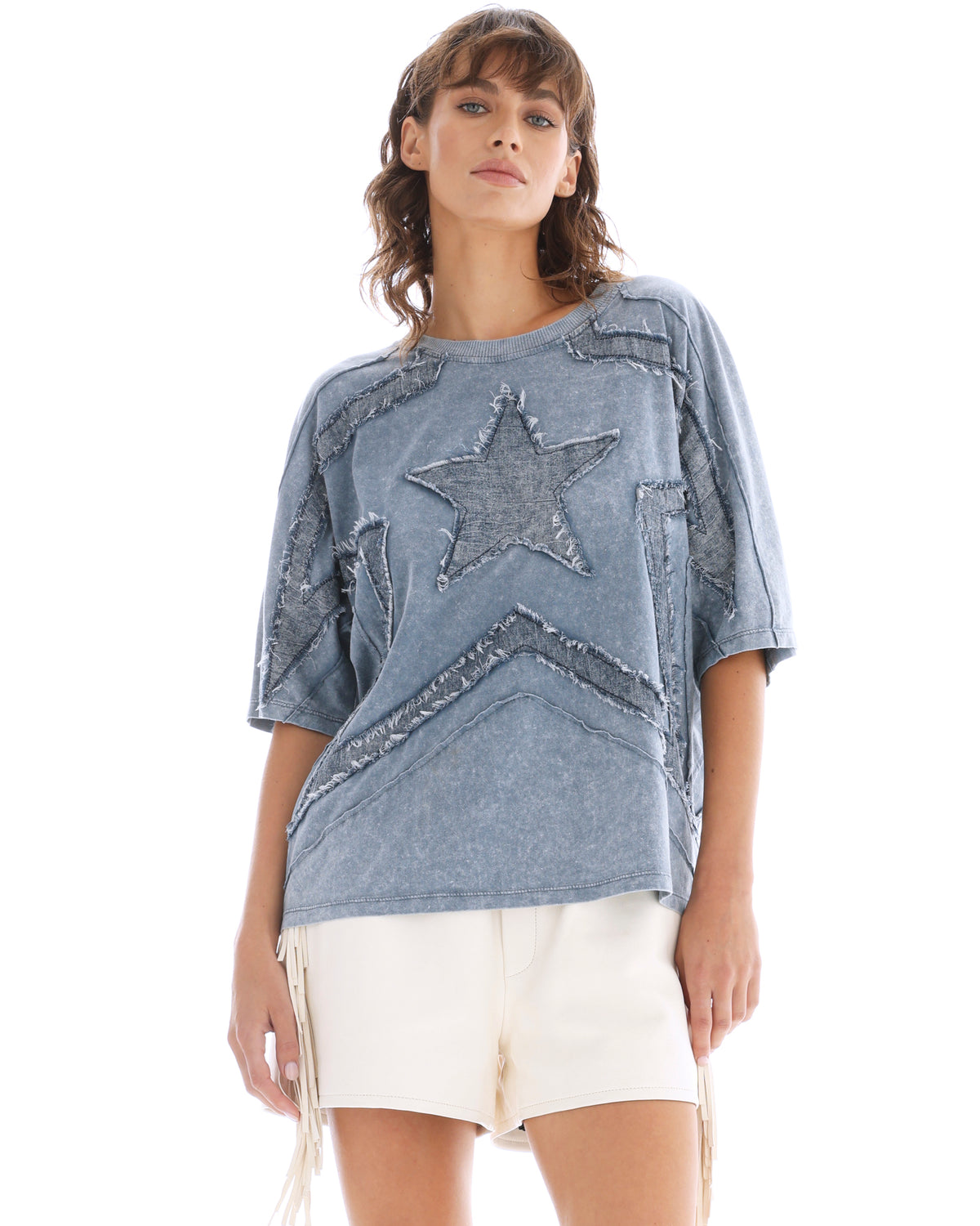 Blue Star 3D Batwing Tee THE TALES