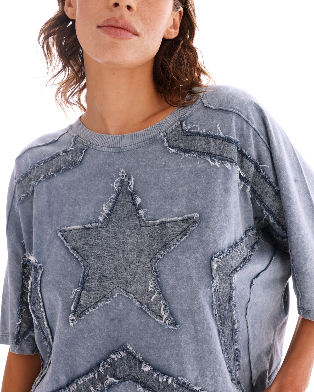 Blue Star 3D Batwing Tee THE TALES