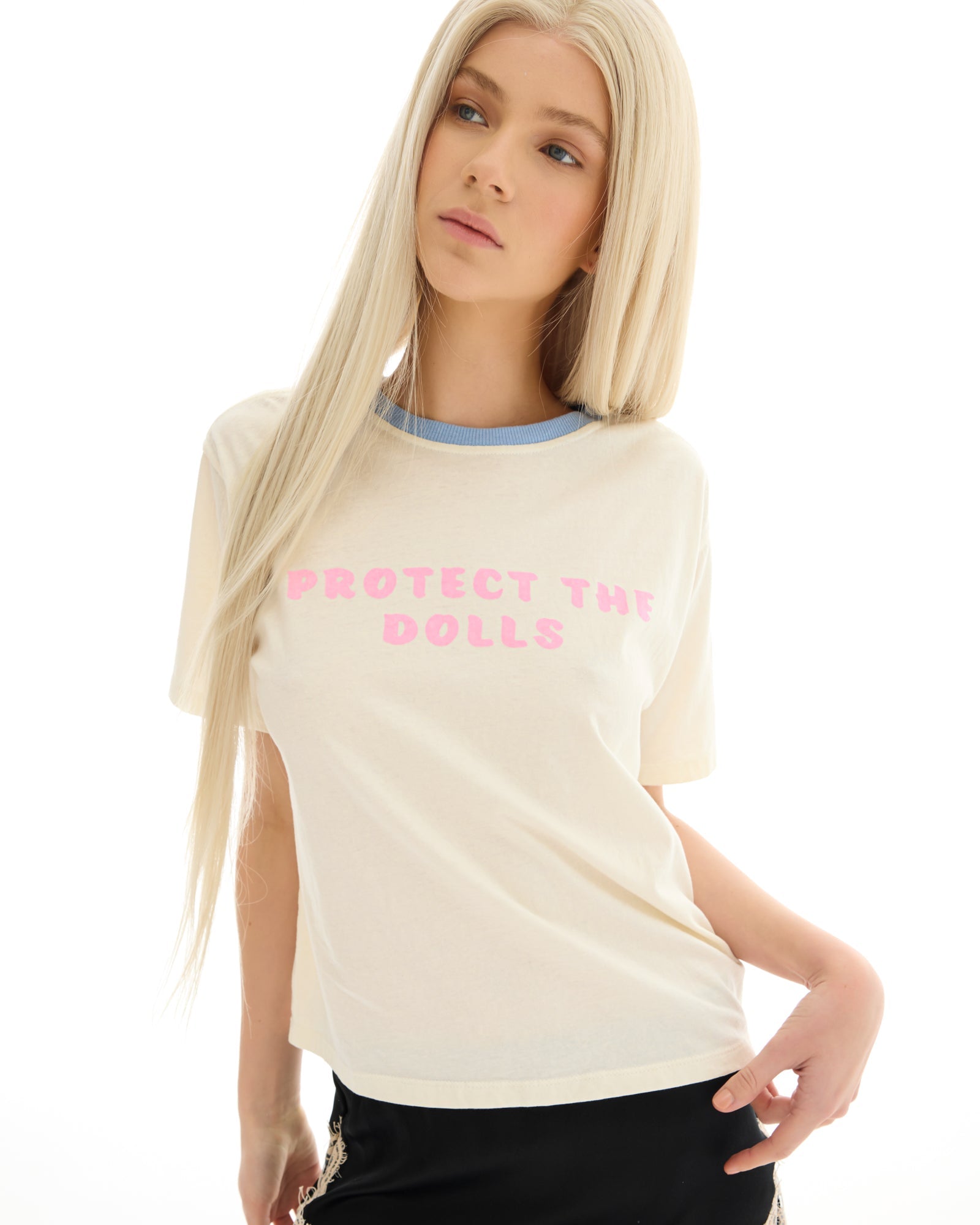 Protect The Dolls Tee by THE TALES - front view