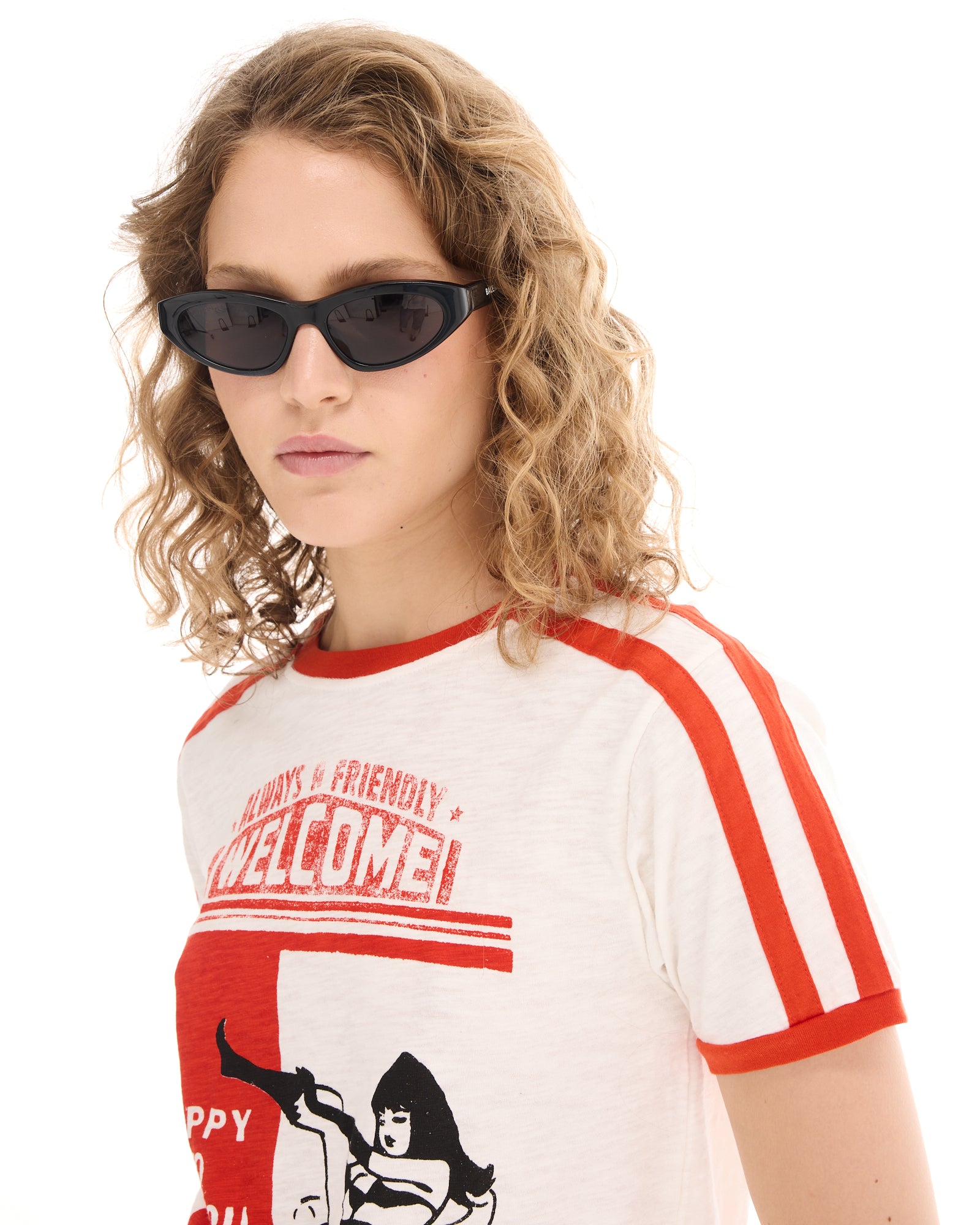 Happy To See You Retro Sports Tee THE TALES