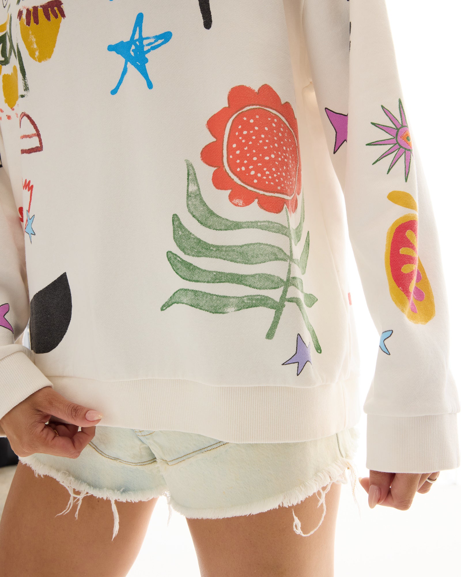 Illustrated Postcards Sweater