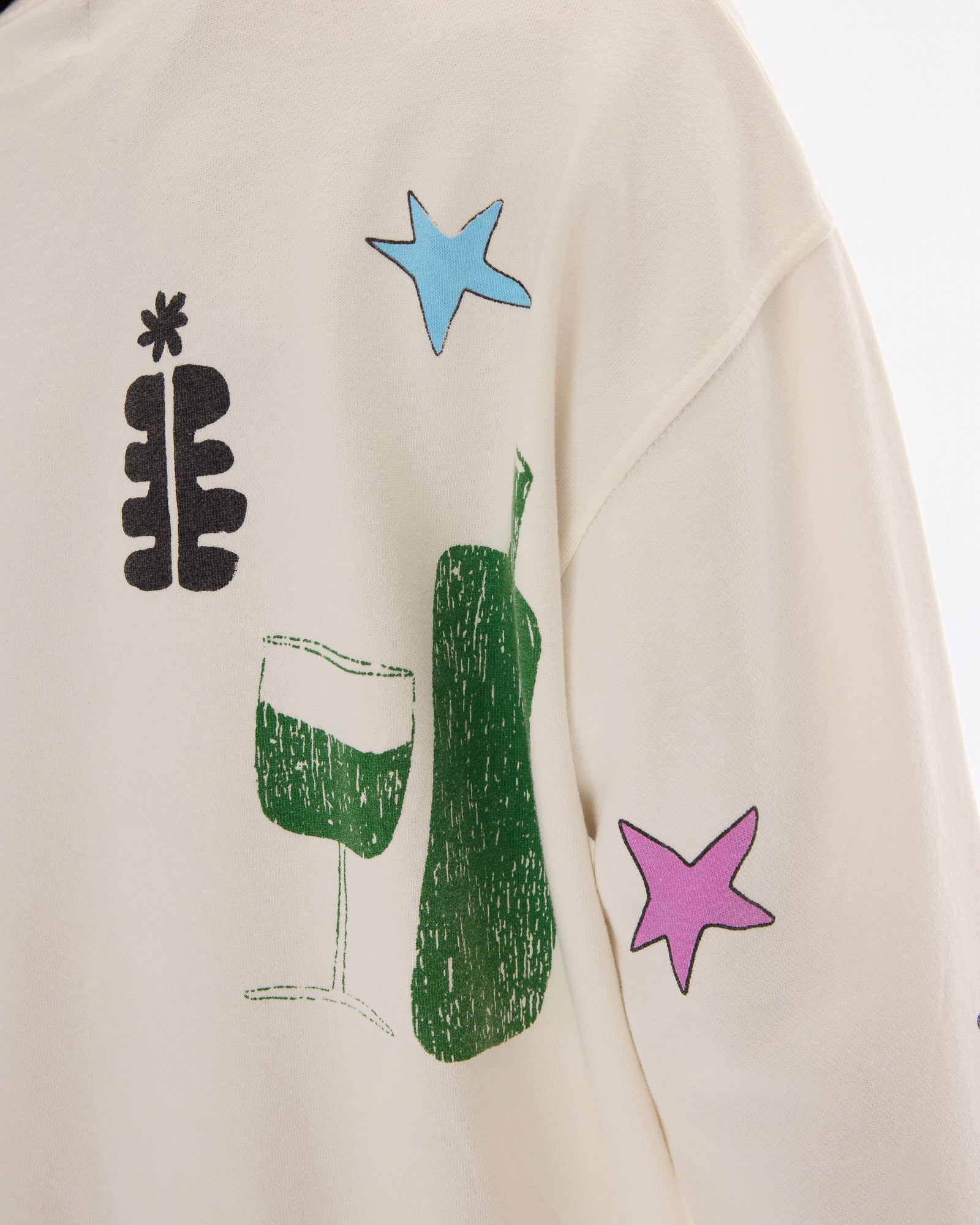 Illustrated Postcards Sweater THE TALES