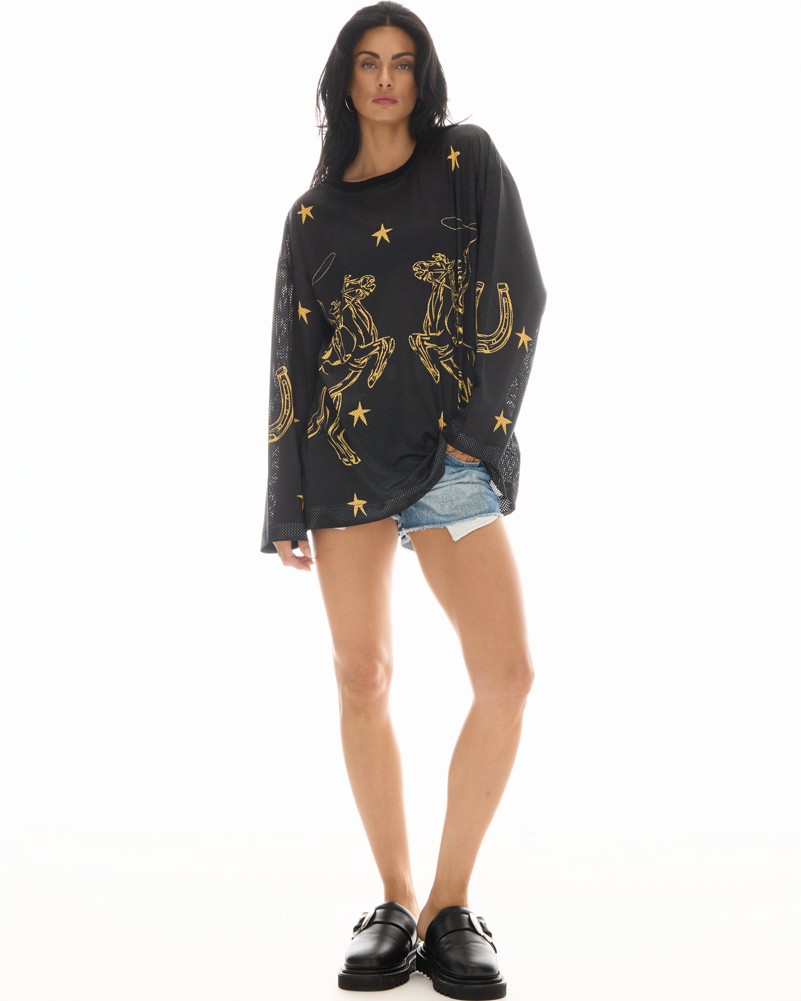 オールドフェイスフル ツイストシームジーンズ