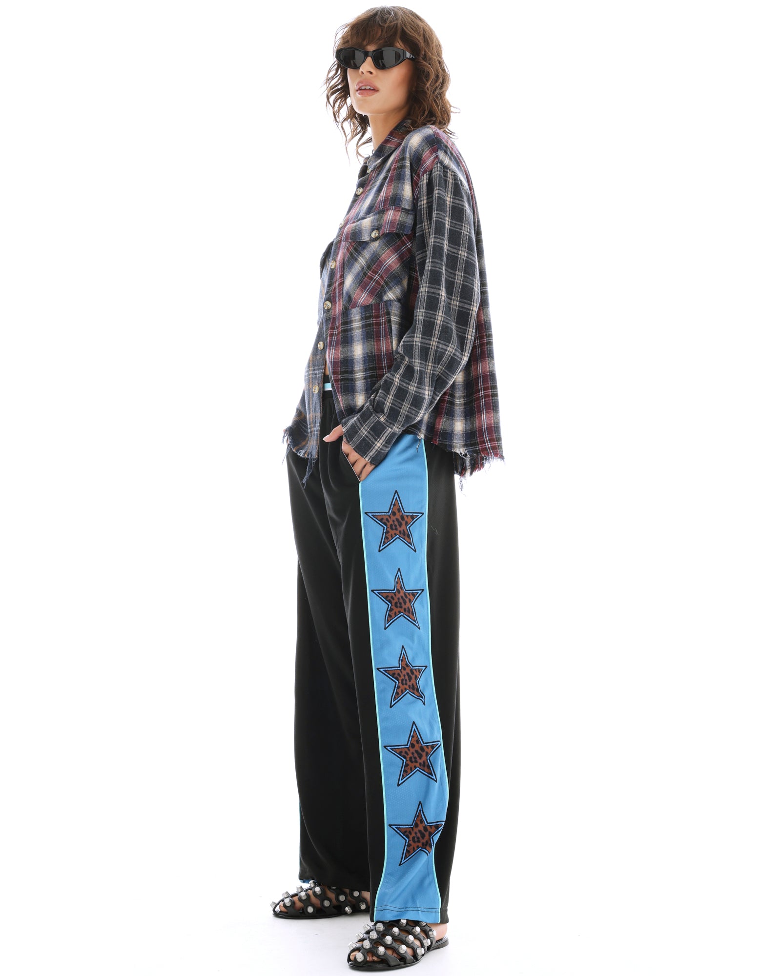 Tales Blue Star Track Pants