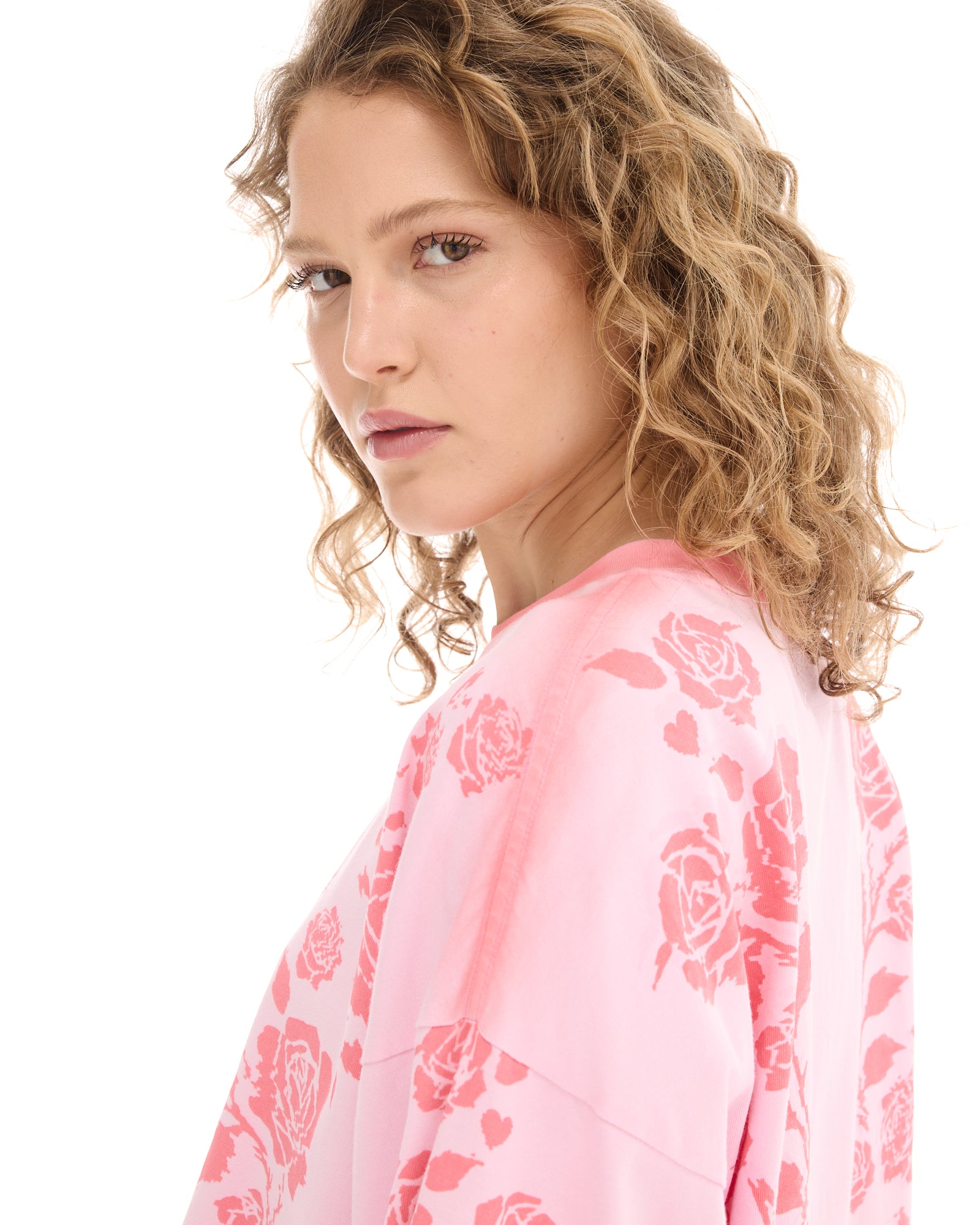 Distorted Rose Long Sleeve Tee THE TALES