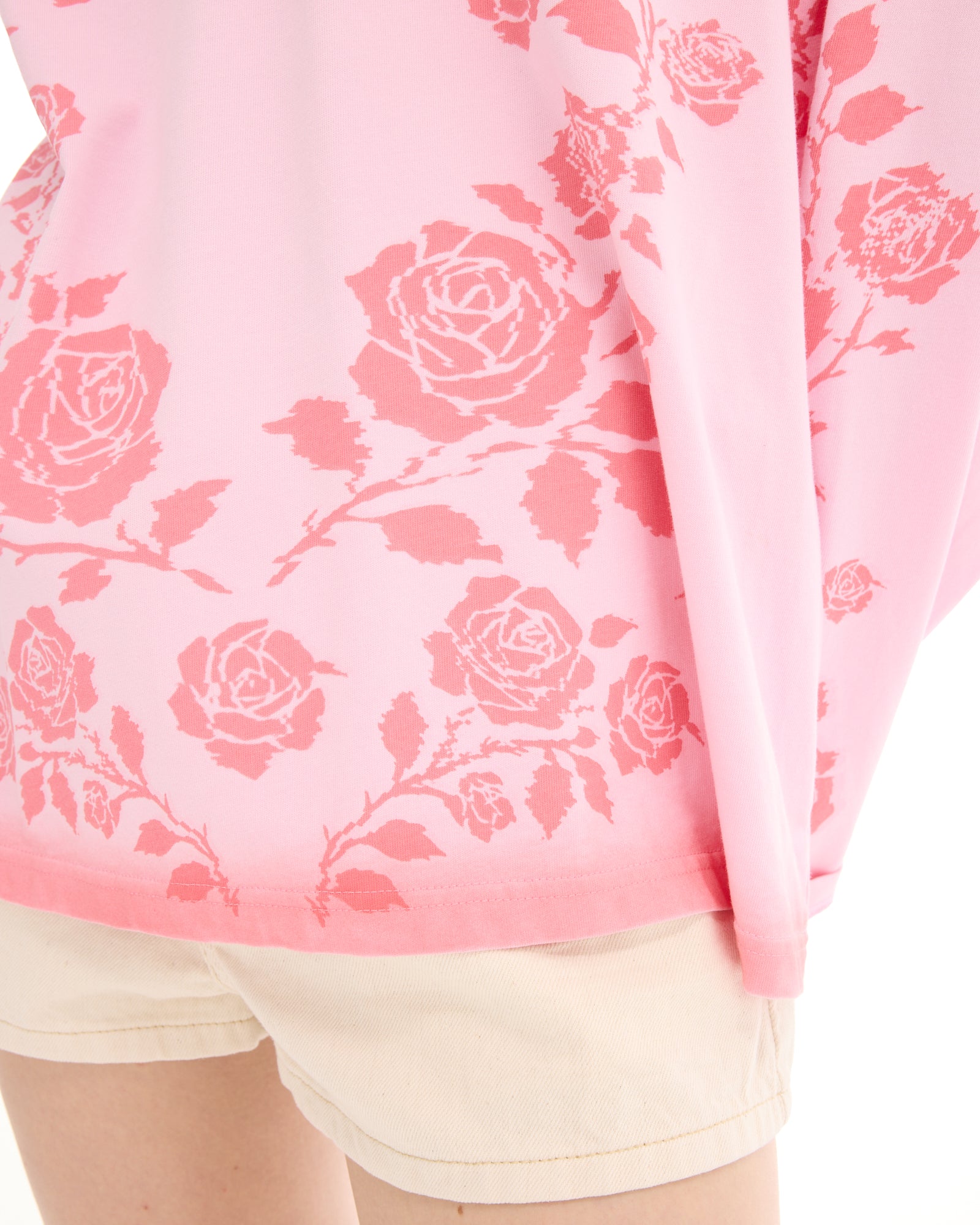 Distorted Rose Long Sleeve Tee THE TALES