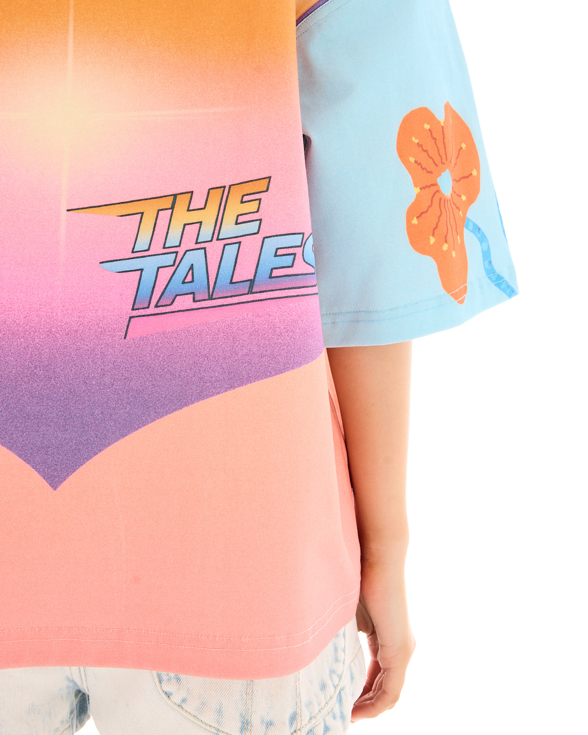 The Tales – Jeansshorts mit Einsätzen