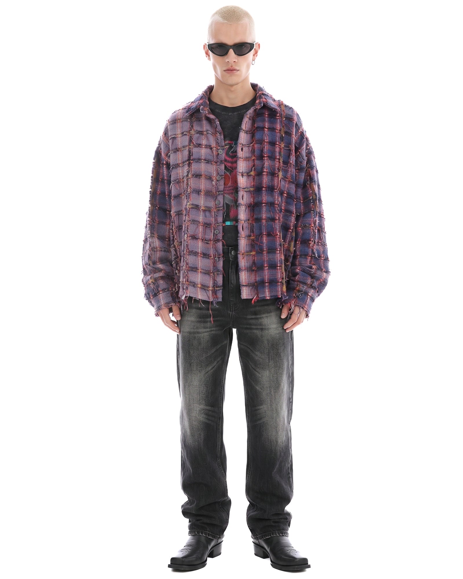 Check Flannel Bonded Jacket