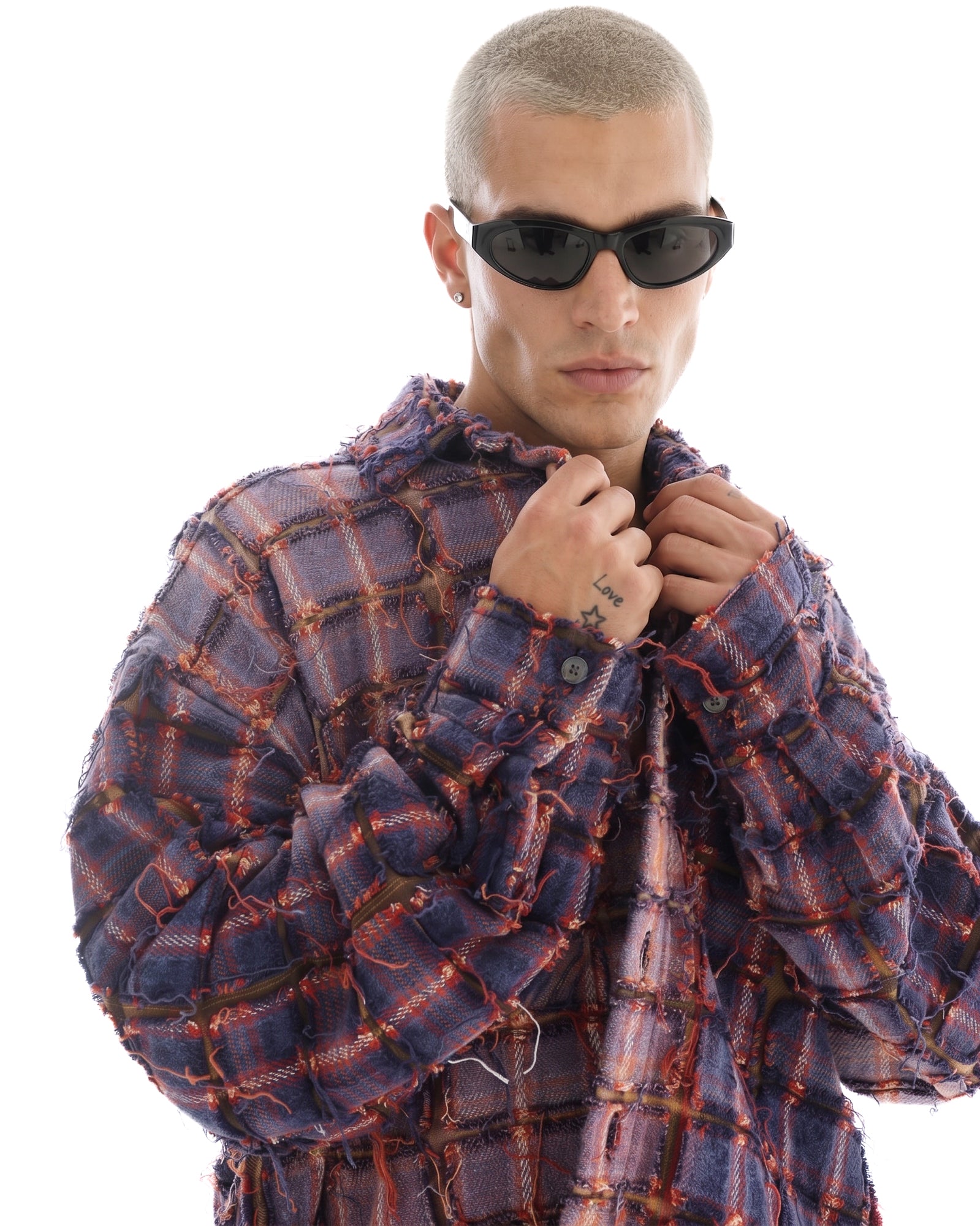 Check Flannel Bonded Jacket