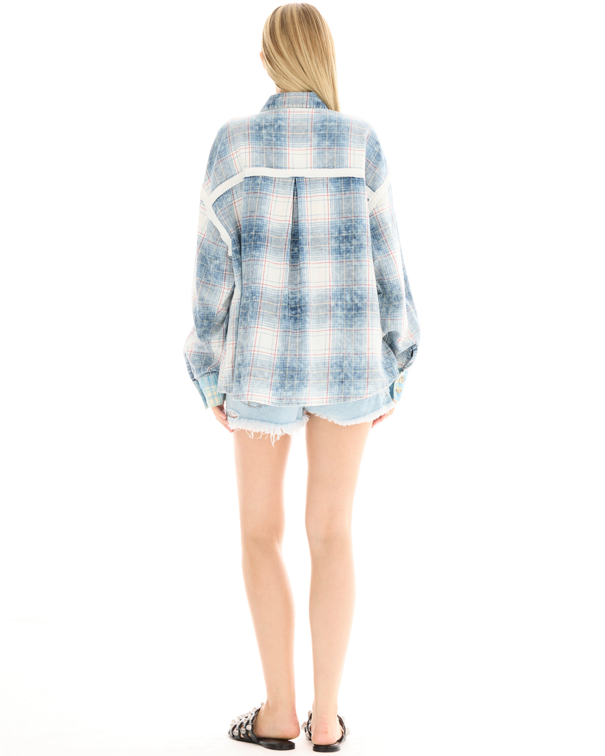 Patchwork Western Flannel Shirt THE TALES