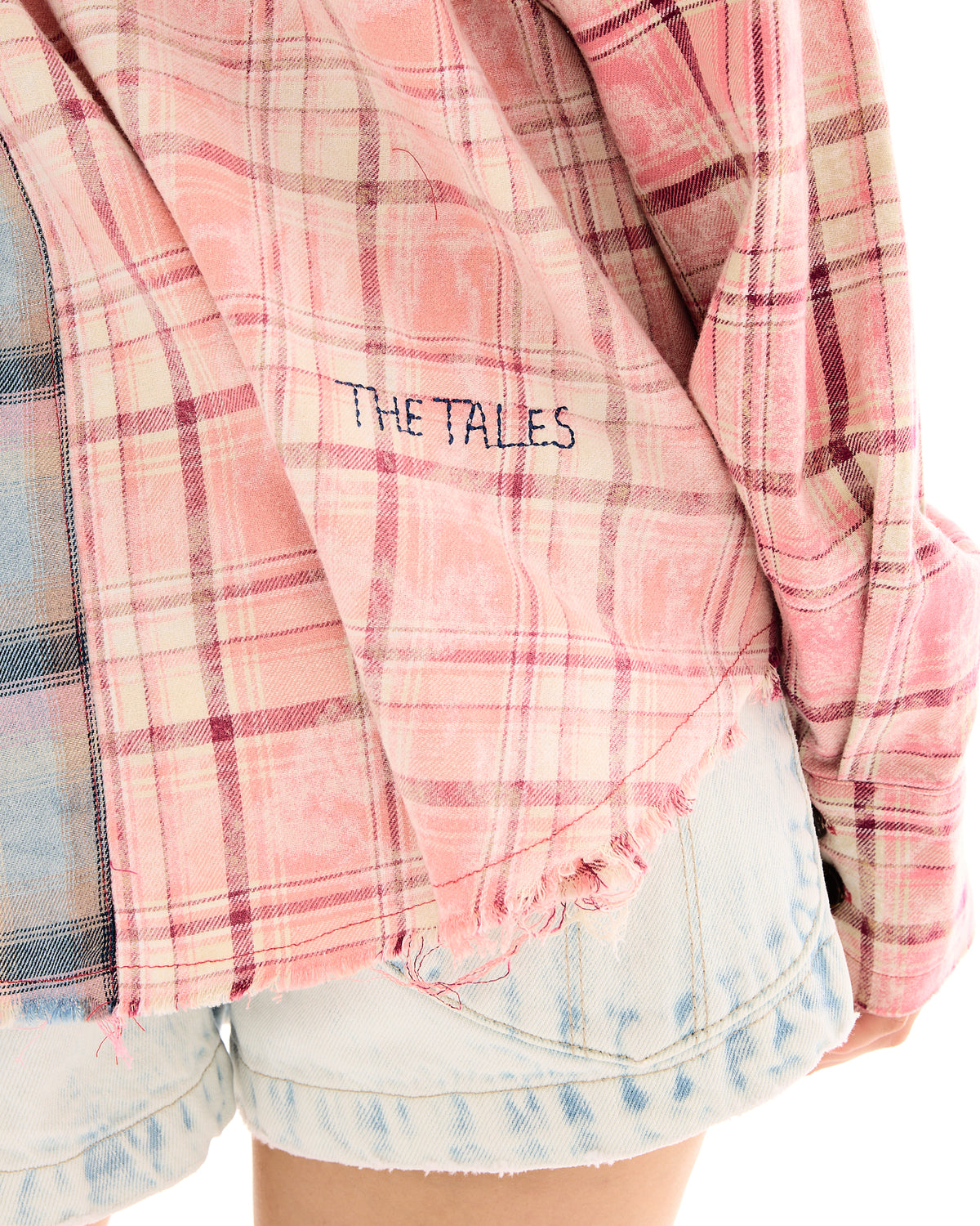 Half N Half Check Shirt