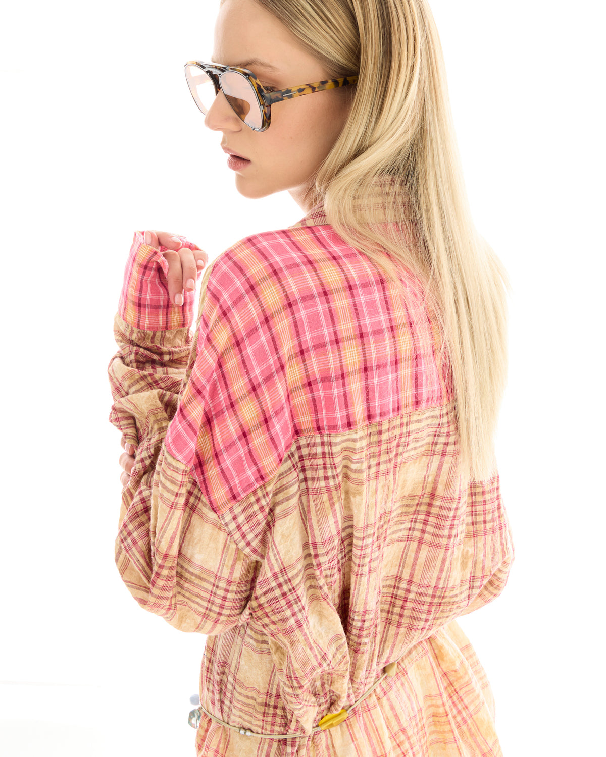 Summer Check Shirt Dress THE TALES