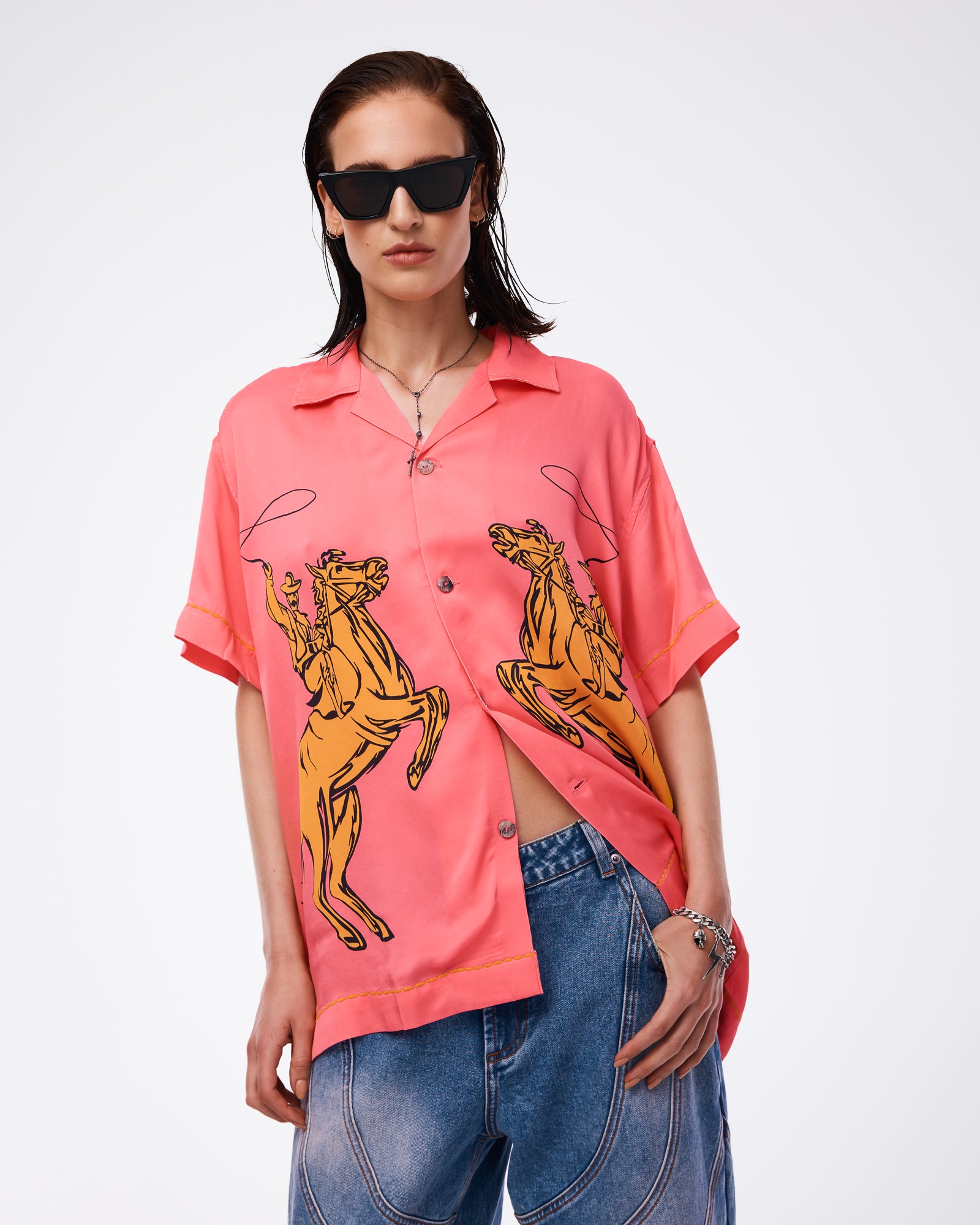 The Cowboy Washed Silk Shirt