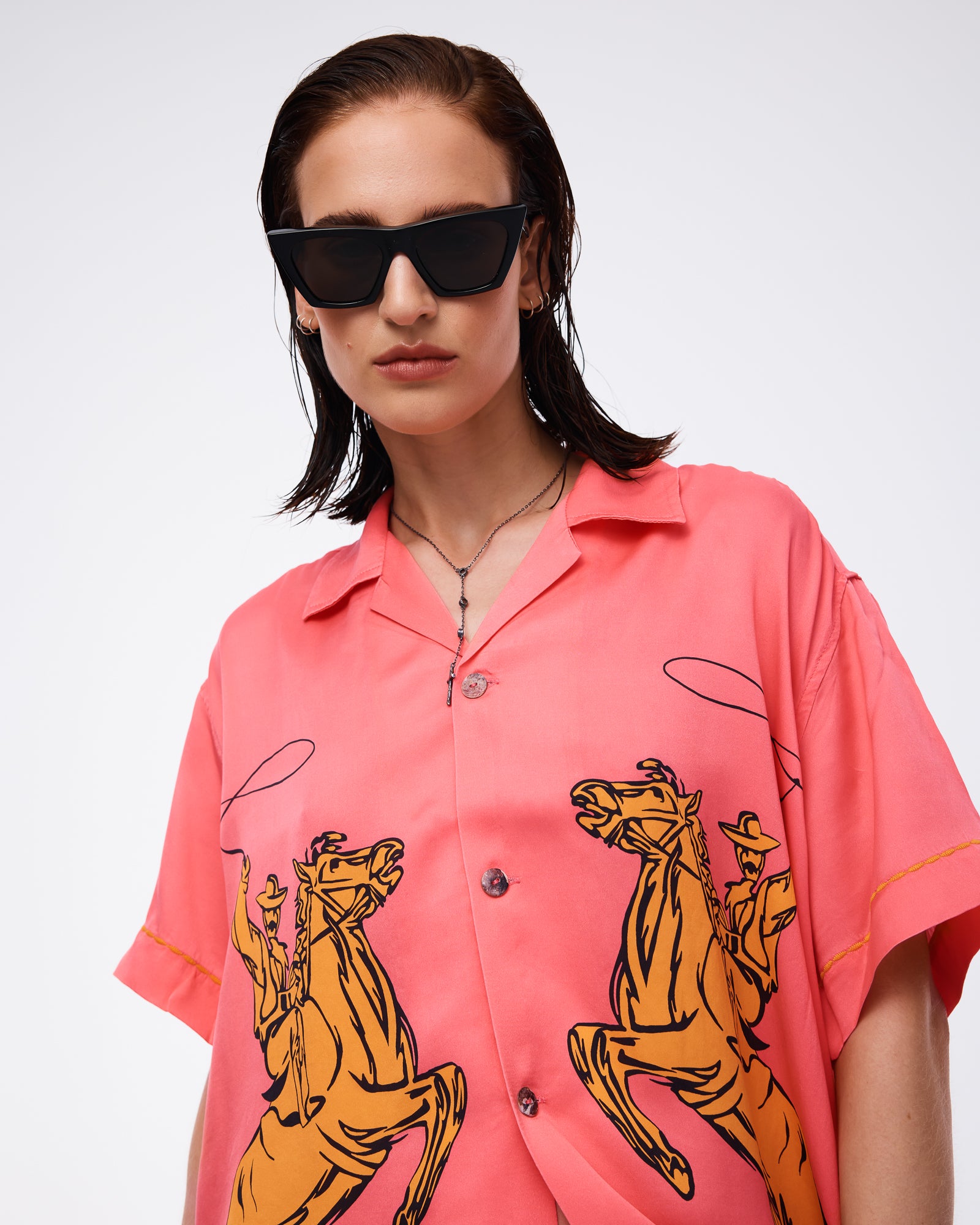 The Cowboy Washed Silk Shirt