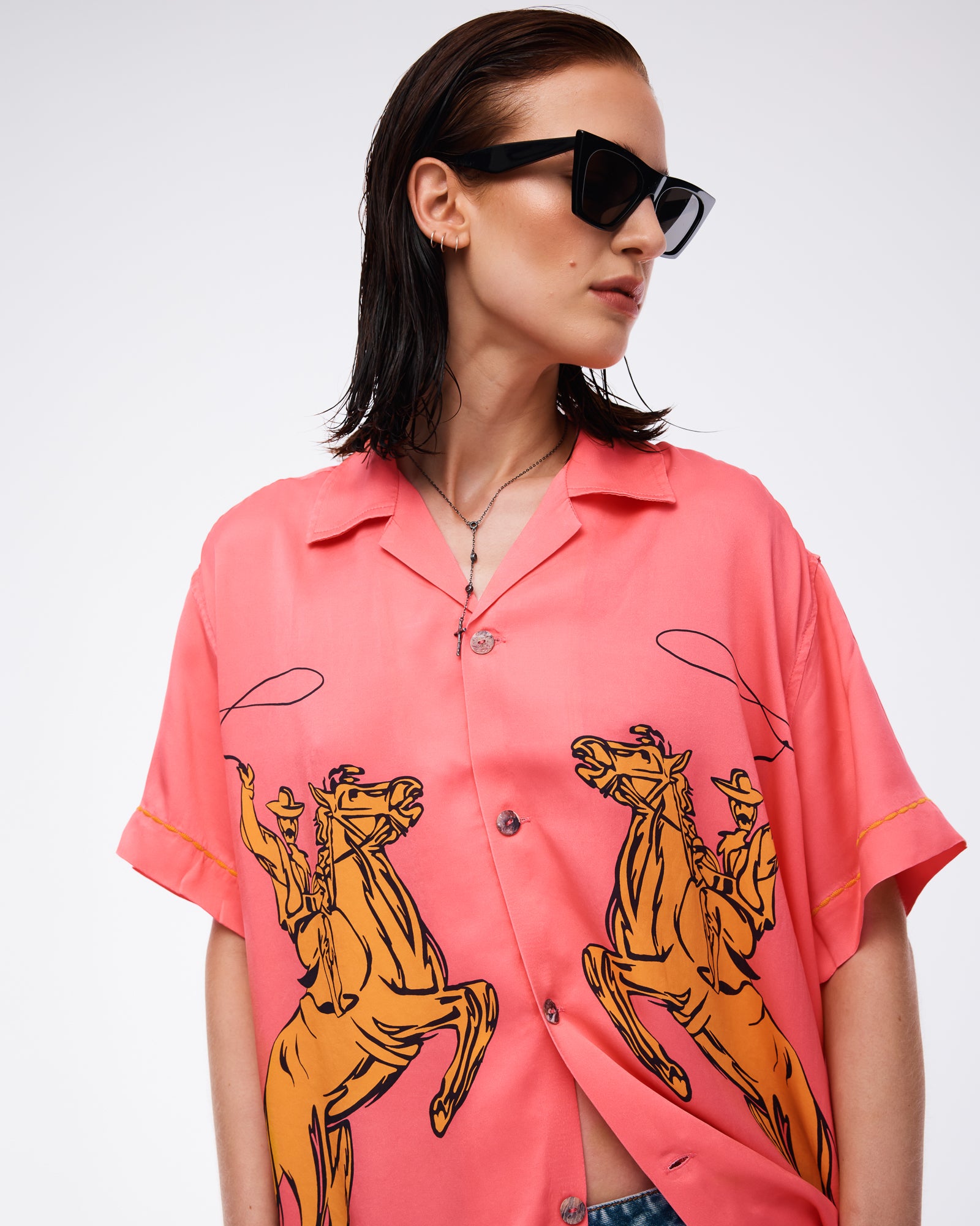 The Cowboy Washed Silk Shirt