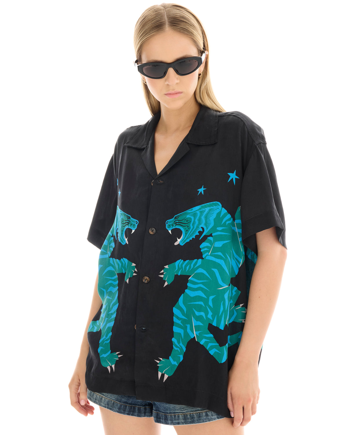 Osaka Silk Unisex Camp Shirt THE TALES