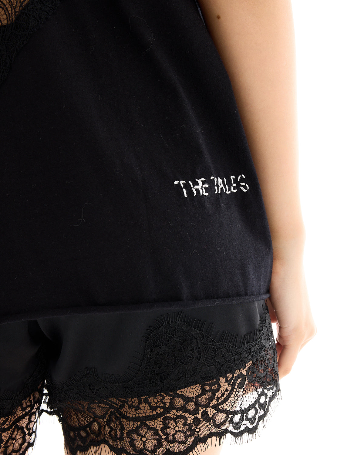 Lace Back Heart Street Tee