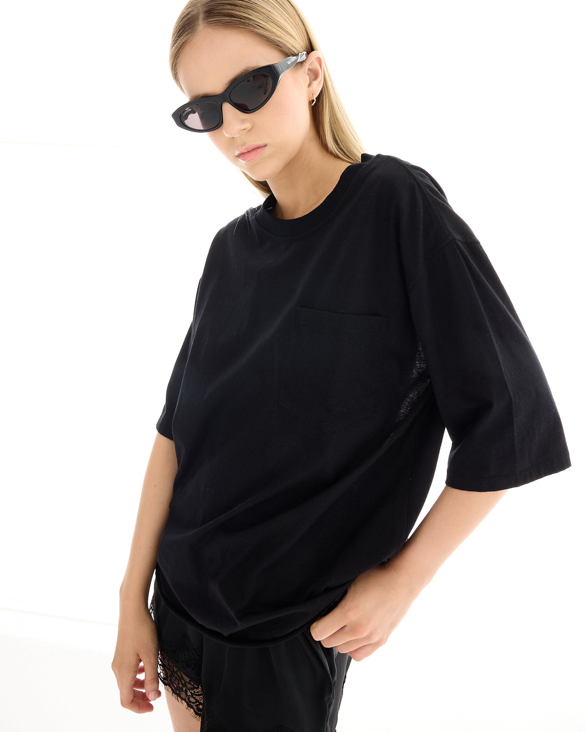 Lace Back Heart Street Tee